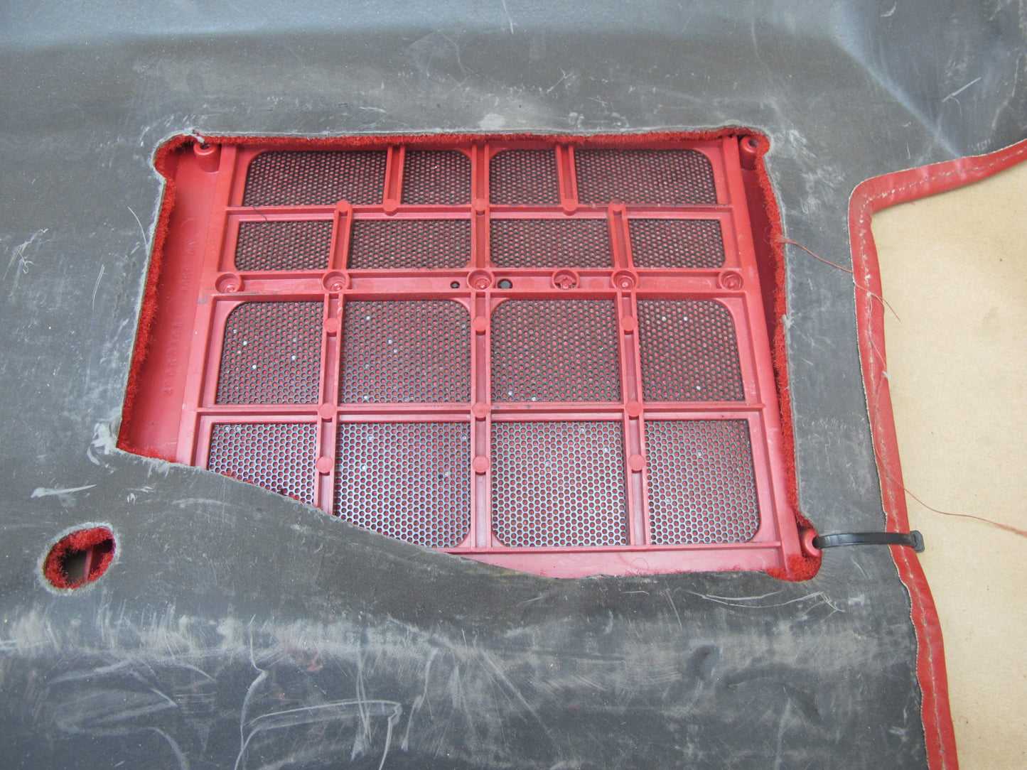 90-91 Chevrolet Corvette C4 Convert Rear Trunk Floor Carpet Cover w Door OEM