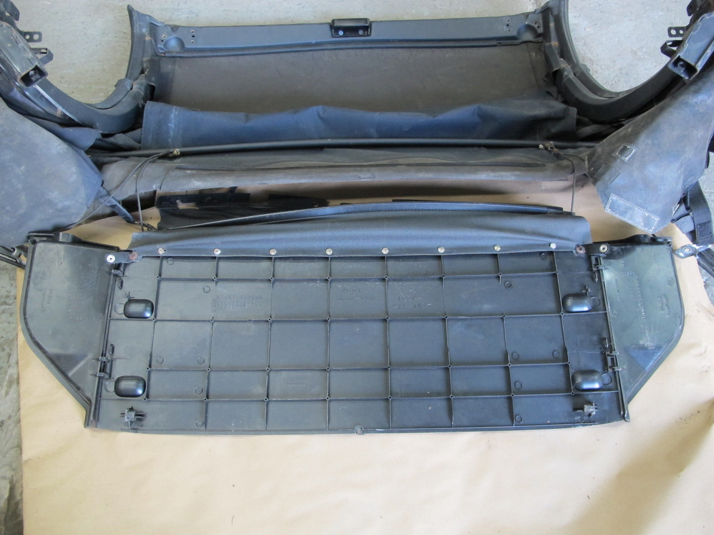 00-05 Toyota MR2 Spyder Soft TOP Roof Cover w Heated Glass & Cover Panel OEM