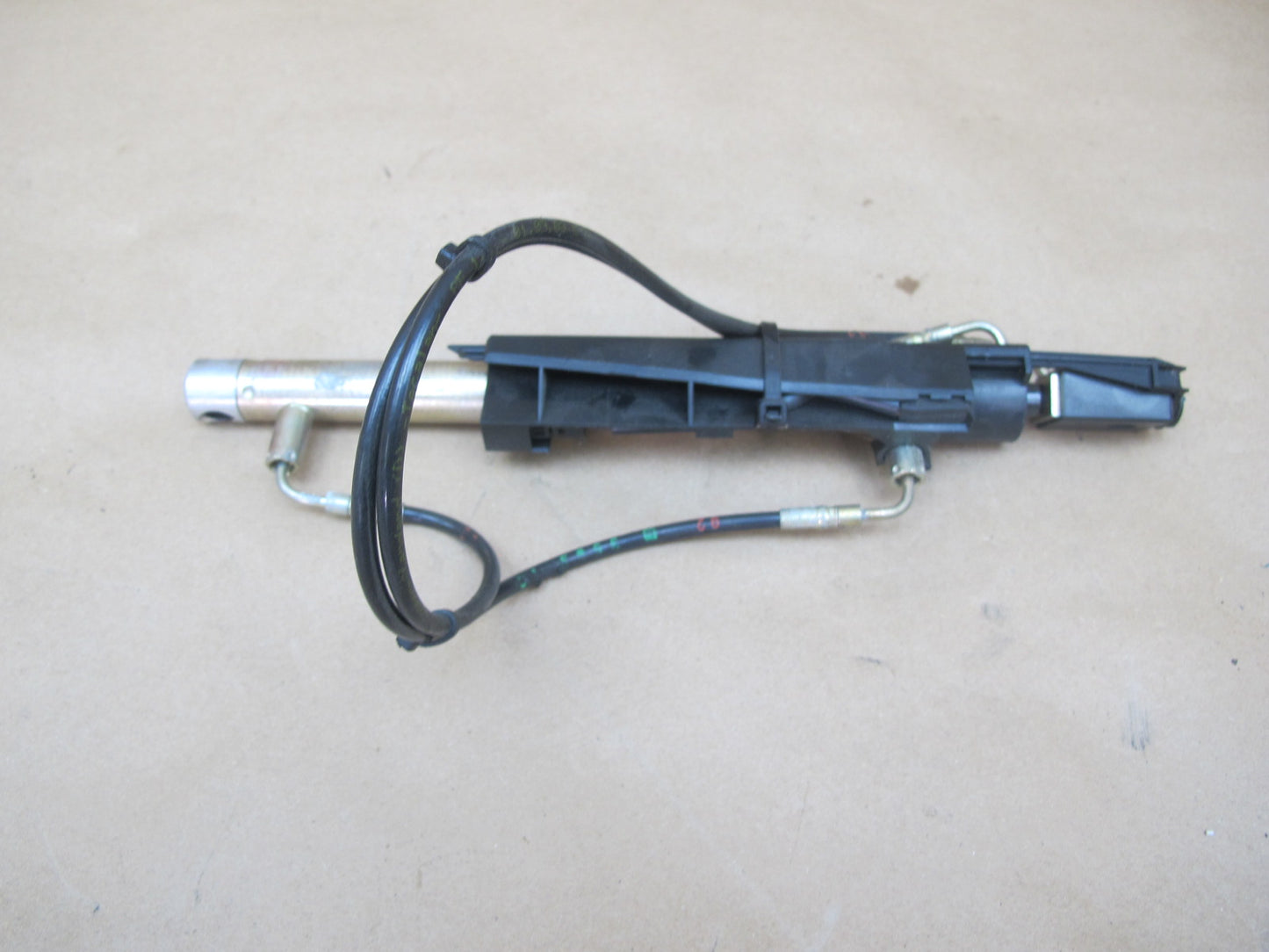 03-12 Mercedes R230 SL Convertible Rear Left Trunk Lift Cylinder w Cable OEM