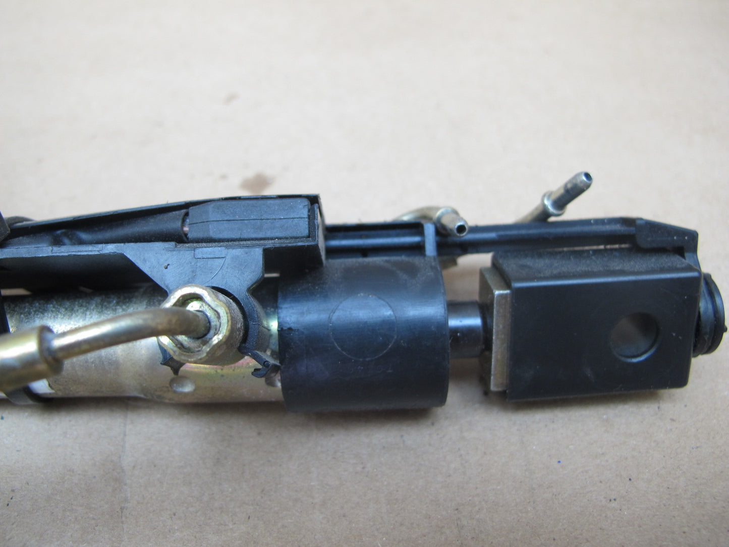 03-12 Mercedes R230 SL Convertible Rear Left Trunk Lift Cylinder w Cable OEM