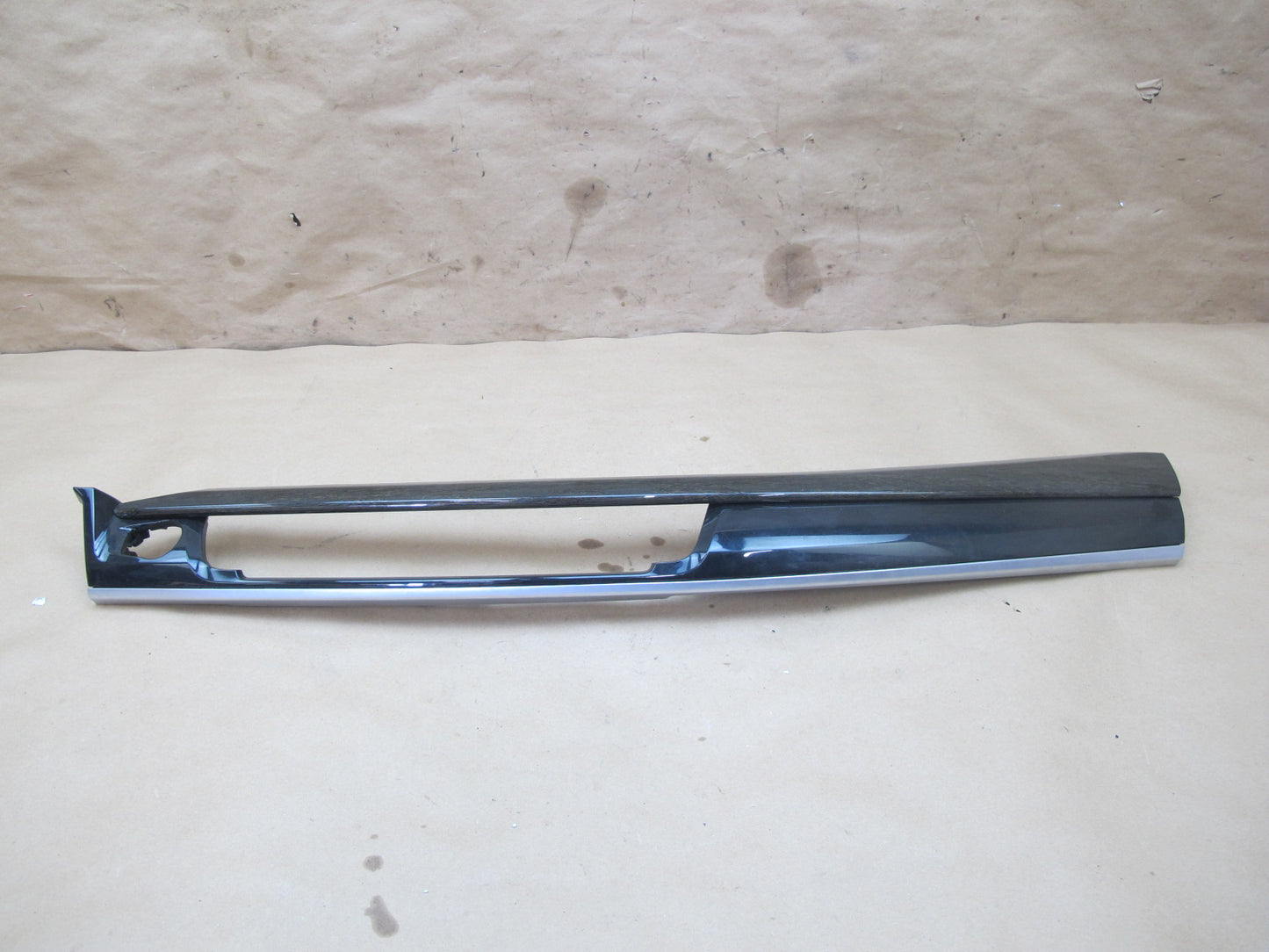 14-18 BMW F15 F16 X5 X6 Front Left & Right Dash Door Woodgrain Trim Set OEM