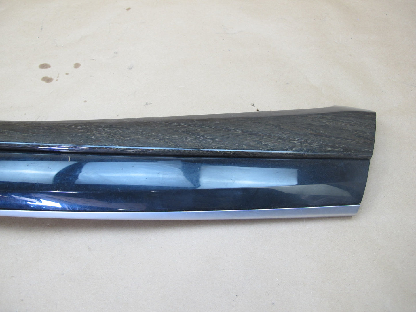 14-18 BMW F15 F16 X5 X6 Front Left & Right Dash Door Woodgrain Trim Set OEM