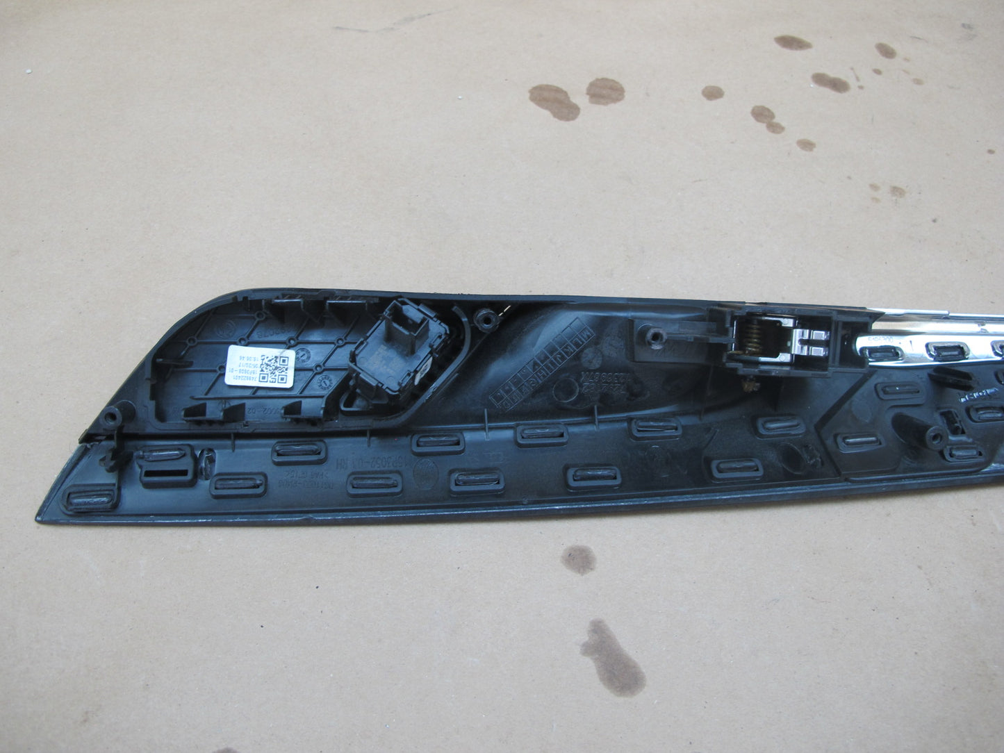 14-18 BMW F15 F16 X5 X6 Front Left & Right Dash Door Woodgrain Trim Set OEM