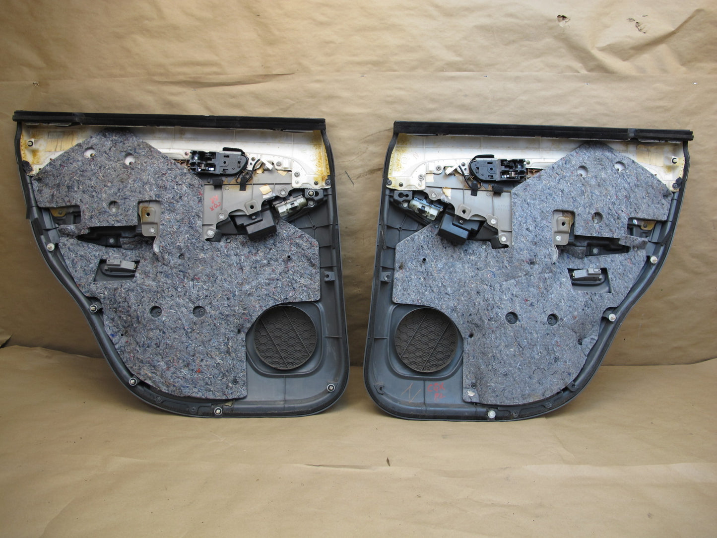 2003-2007 Lexus UZJ120L GX470 Rear Left & Right Door Trim Panel Set of 2