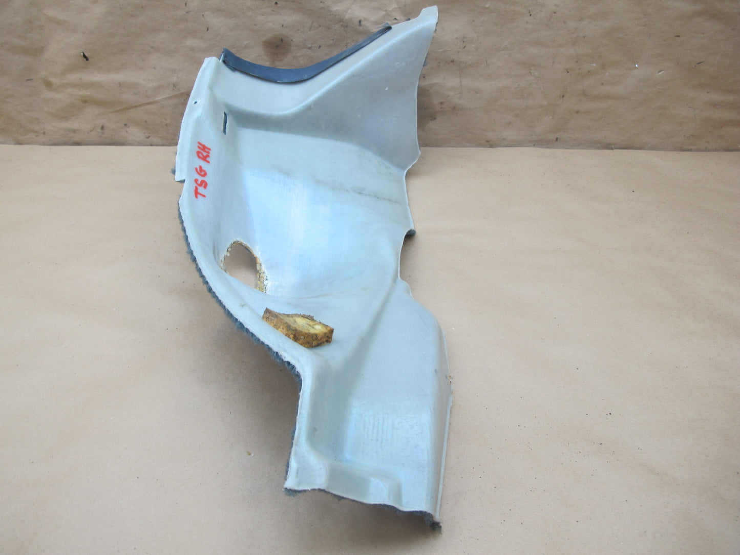 84-85 Toyota Supra MA67 Rear Right Trunk Carpet Liner Trim Cover Panel OEM