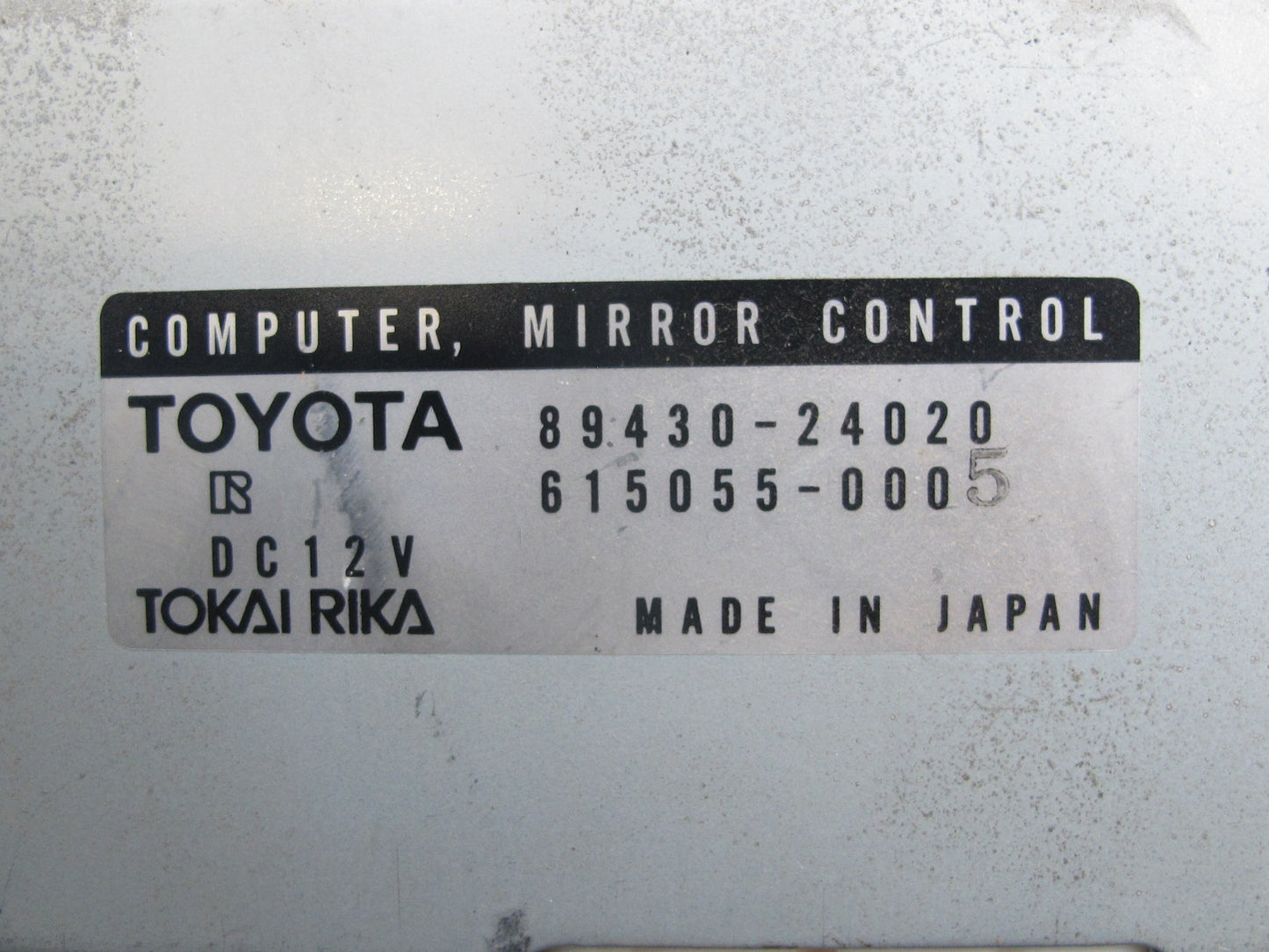 92-00 Lexus JZZ31 SC300 SC400 Mirror Control Module 89430-24020 OEM