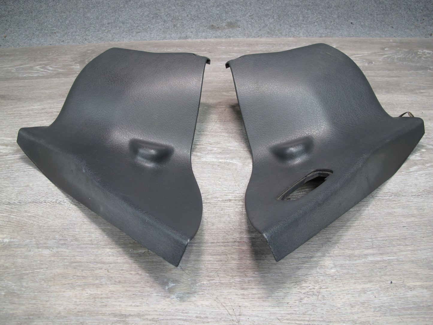 93-96 Nissan Z32 300ZX Convertible Set of 2 Center Pillar Lower Trim Panel OEM