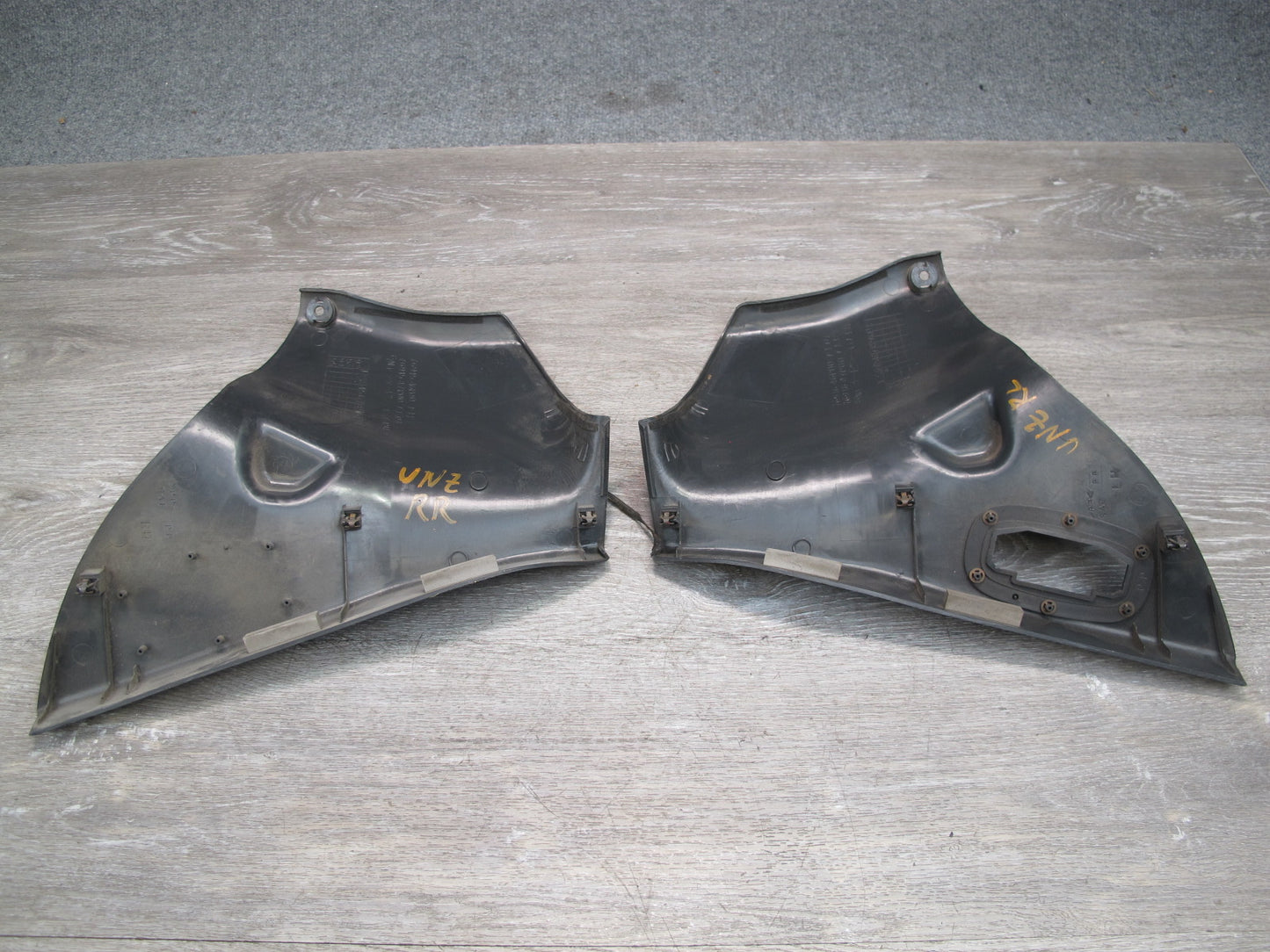 93-96 Nissan Z32 300ZX Convertible Set of 2 Center Pillar Lower Trim Panel OEM