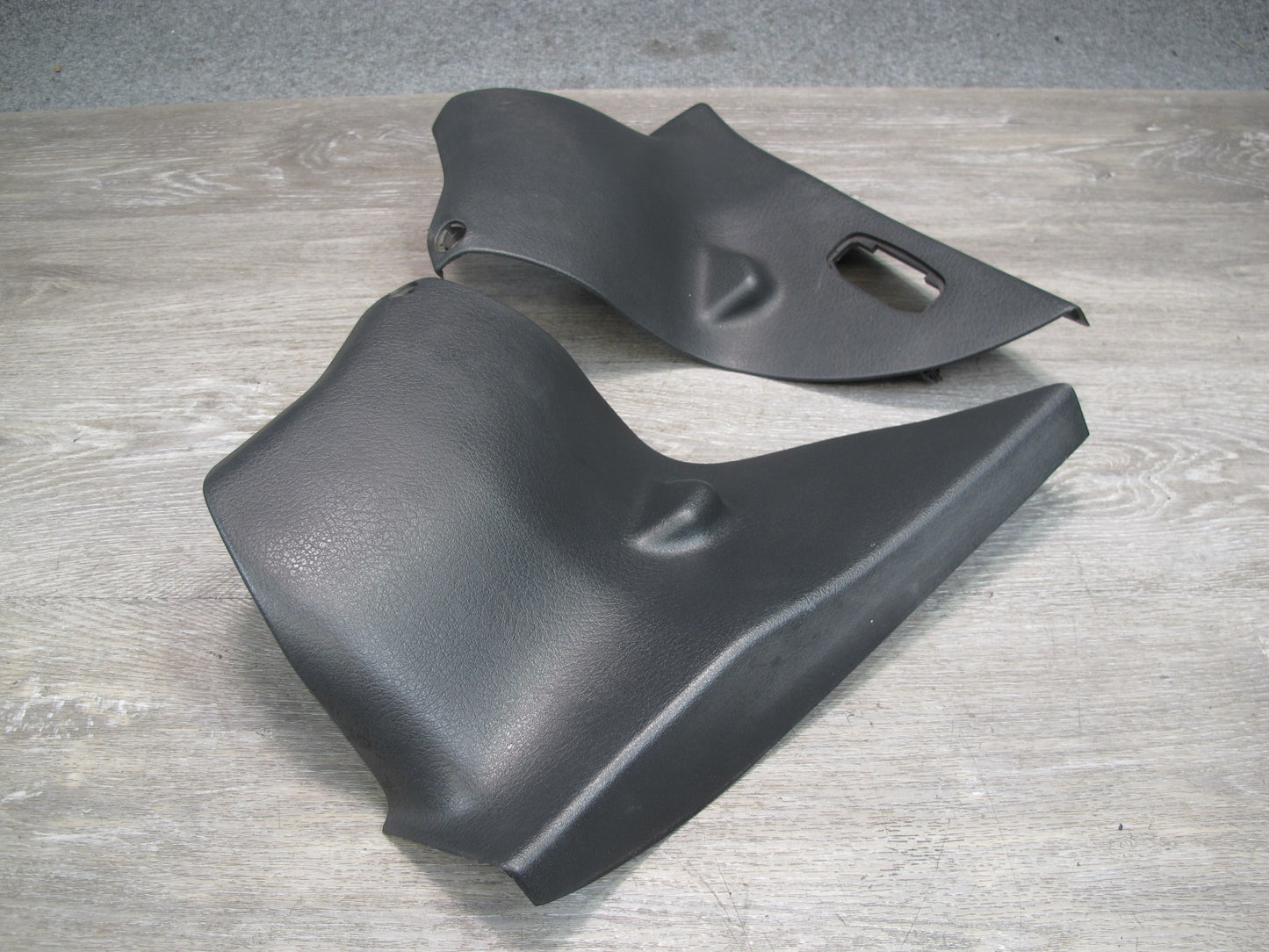 93-96 Nissan Z32 300ZX Convertible Set of 2 Center Pillar Lower Trim Panel OEM
