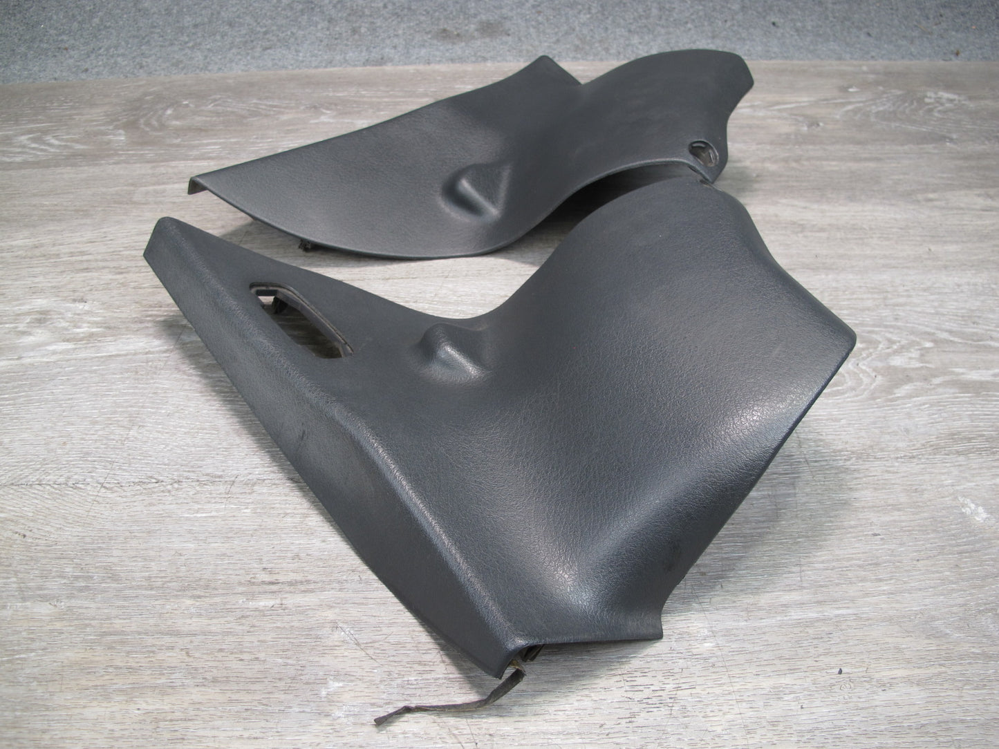 93-96 Nissan Z32 300ZX Convertible Set of 2 Center Pillar Lower Trim Panel OEM