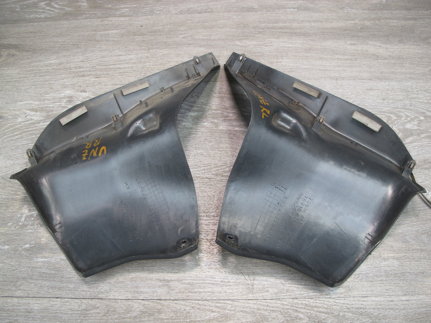 93-96 Nissan Z32 300ZX Convertible Set of 2 Center Pillar Lower Trim Panel OEM