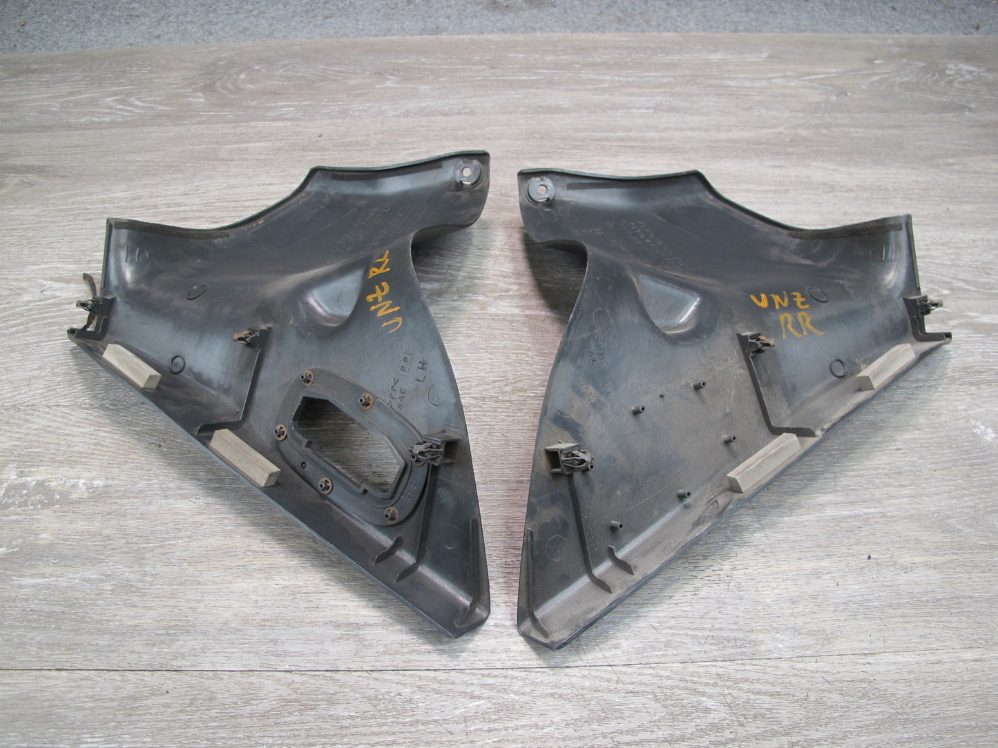93-96 Nissan Z32 300ZX Convertible Set of 2 Center Pillar Lower Trim Panel OEM