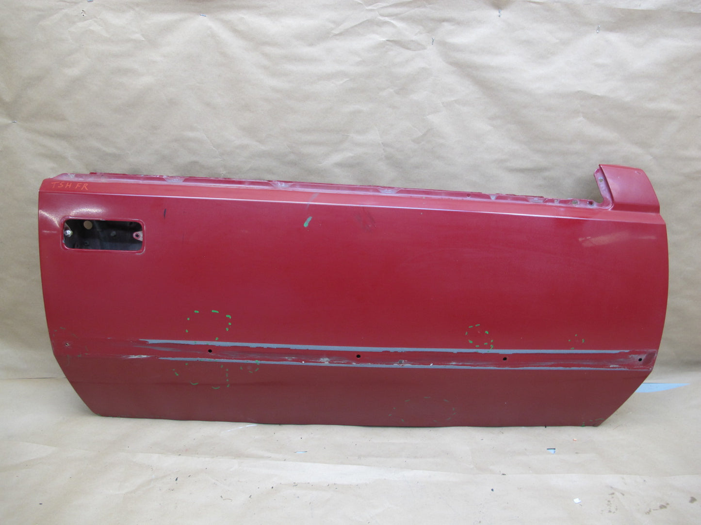 84-86 Toyota Celica Supra MA67 Right Passenger Door Shell Panel RED OEM