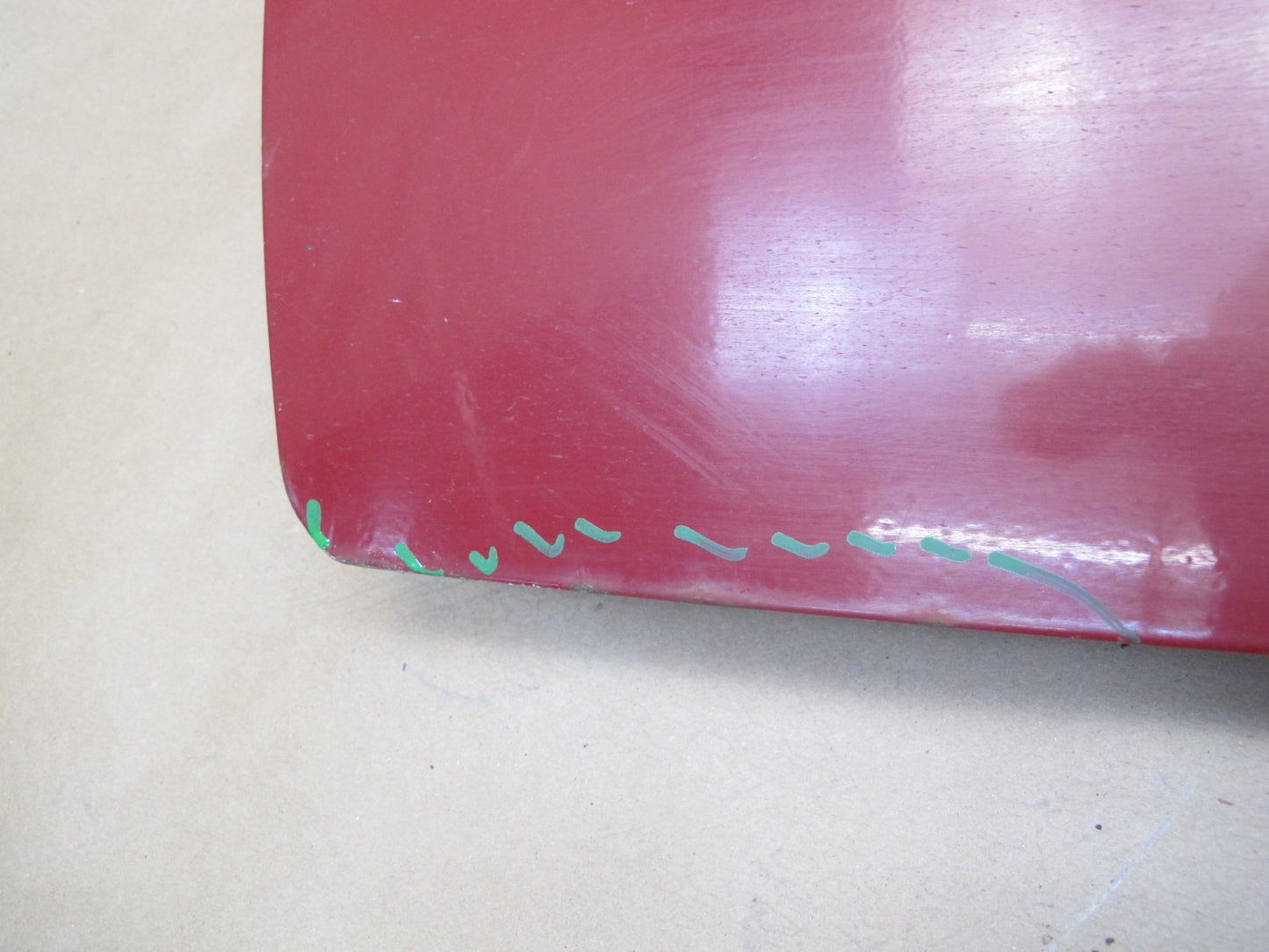 84-86 Toyota Celica Supra MA67 Right Passenger Door Shell Panel RED OEM