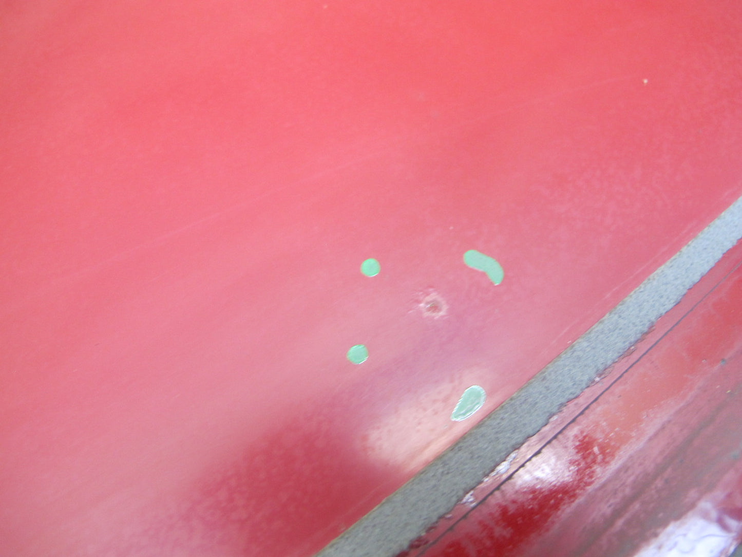 84-86 Toyota Celica Supra MA67 Right Passenger Door Shell Panel RED OEM
