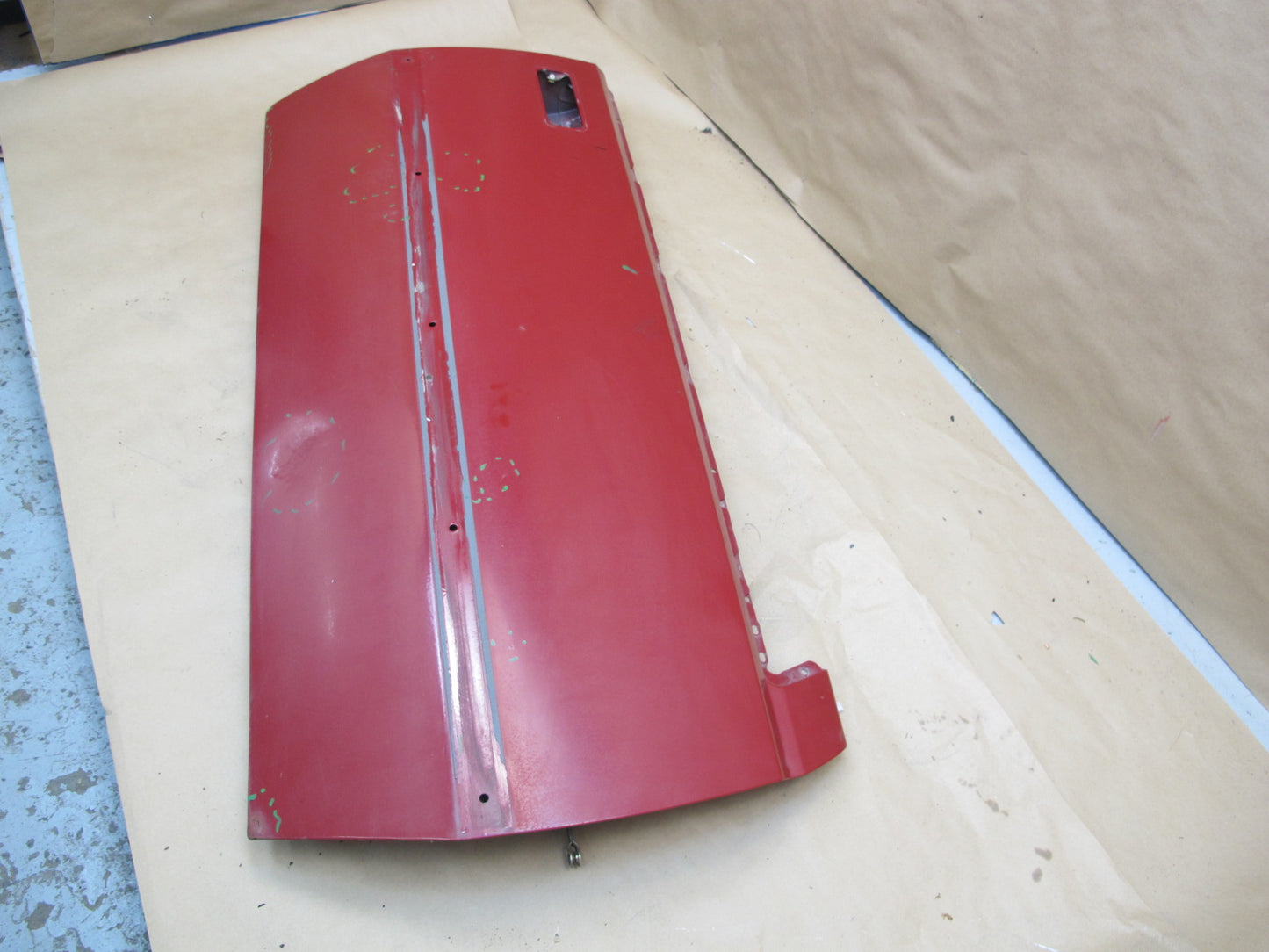 84-86 Toyota Celica Supra MA67 Right Passenger Door Shell Panel RED OEM