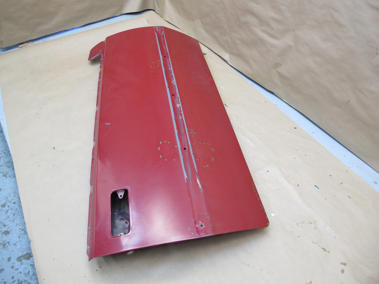 84-86 Toyota Celica Supra MA67 Right Passenger Door Shell Panel RED OEM