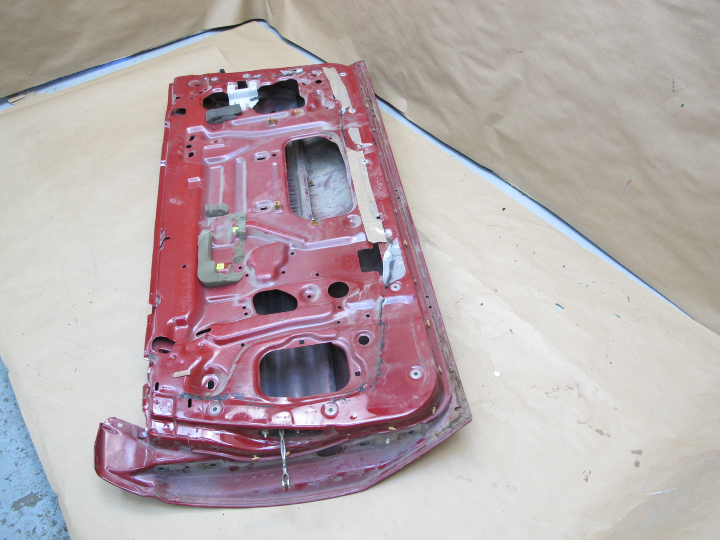 84-86 Toyota Celica Supra MA67 Right Passenger Door Shell Panel RED OEM