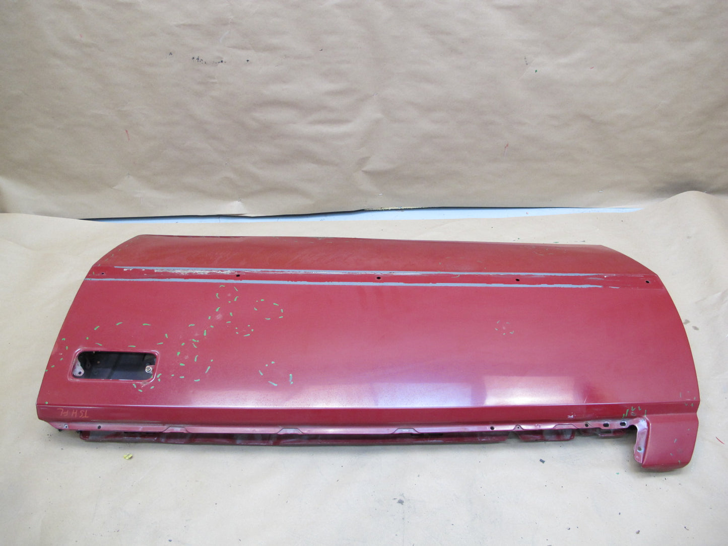84-86 Toyota Celica Supra MA67 Left Driver Door Shell Panel RED OEM