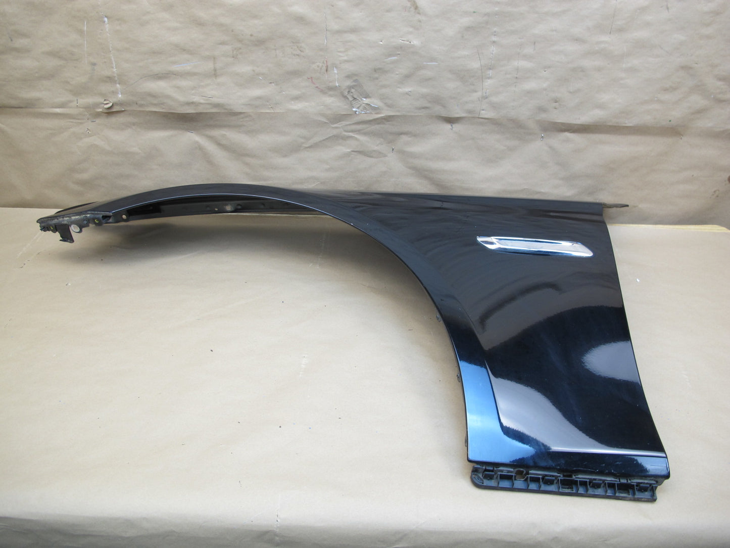 11-16 BMW F10 5-SERIES Front Left Fender Shell Panel Cover Black OEM