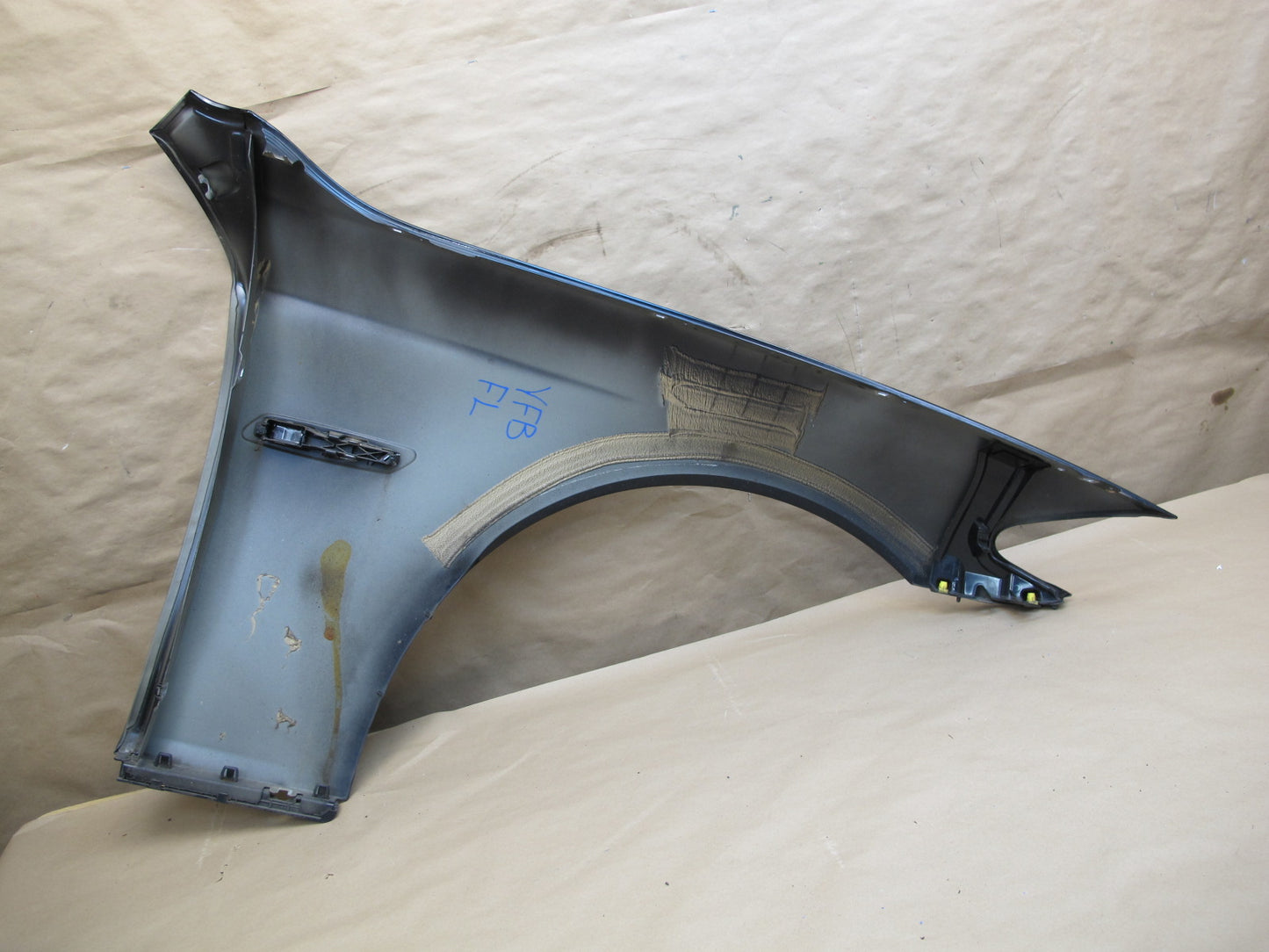 11-16 BMW F10 5-SERIES Front Left Fender Shell Panel Cover Black OEM