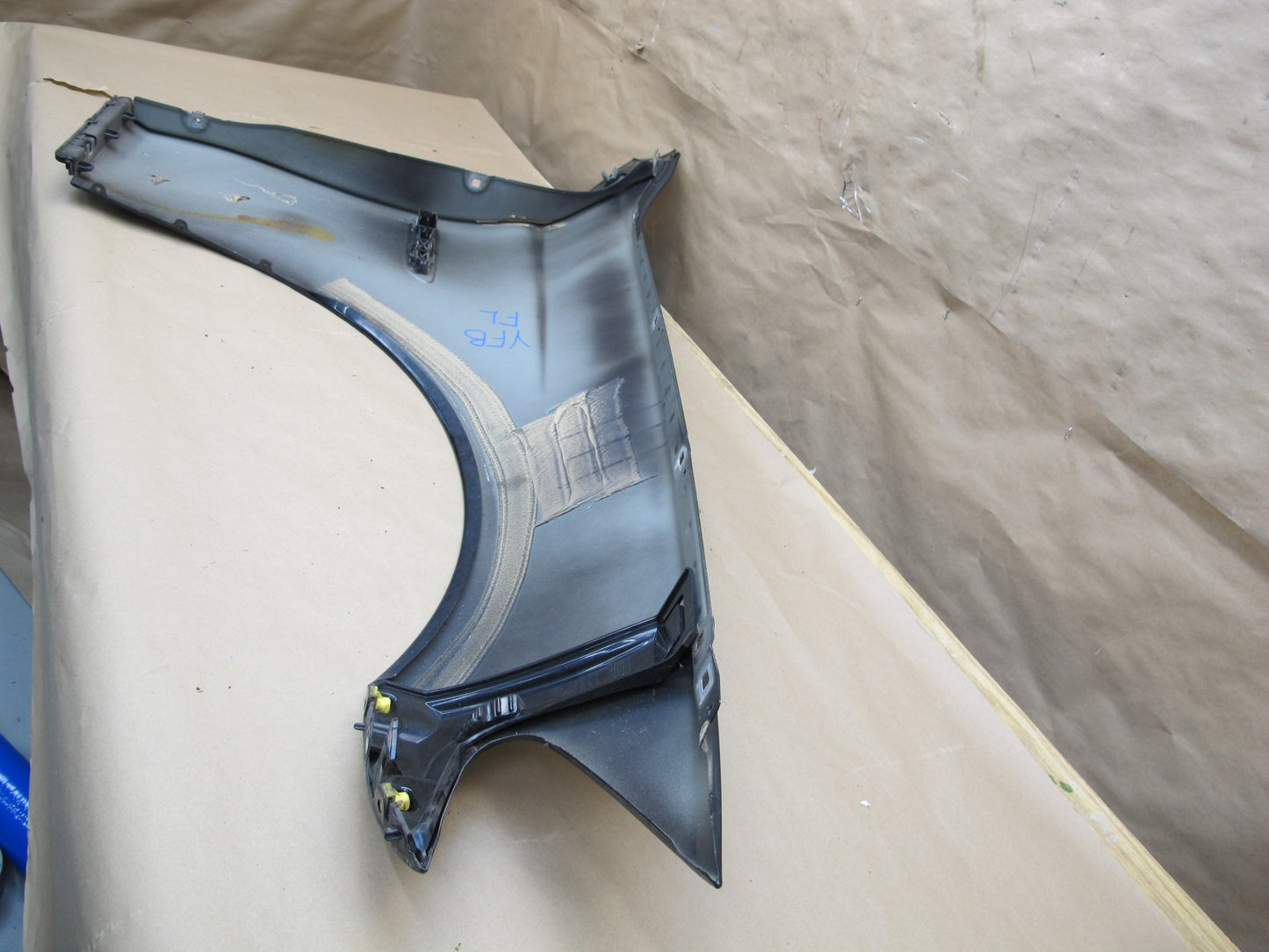 11-16 BMW F10 5-SERIES Front Left Fender Shell Panel Cover Black OEM