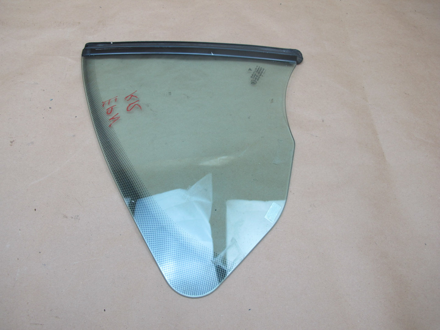 1999-2005 Porsche 911 996 Convertible Rear Right Pass Side Quarter Window Glass