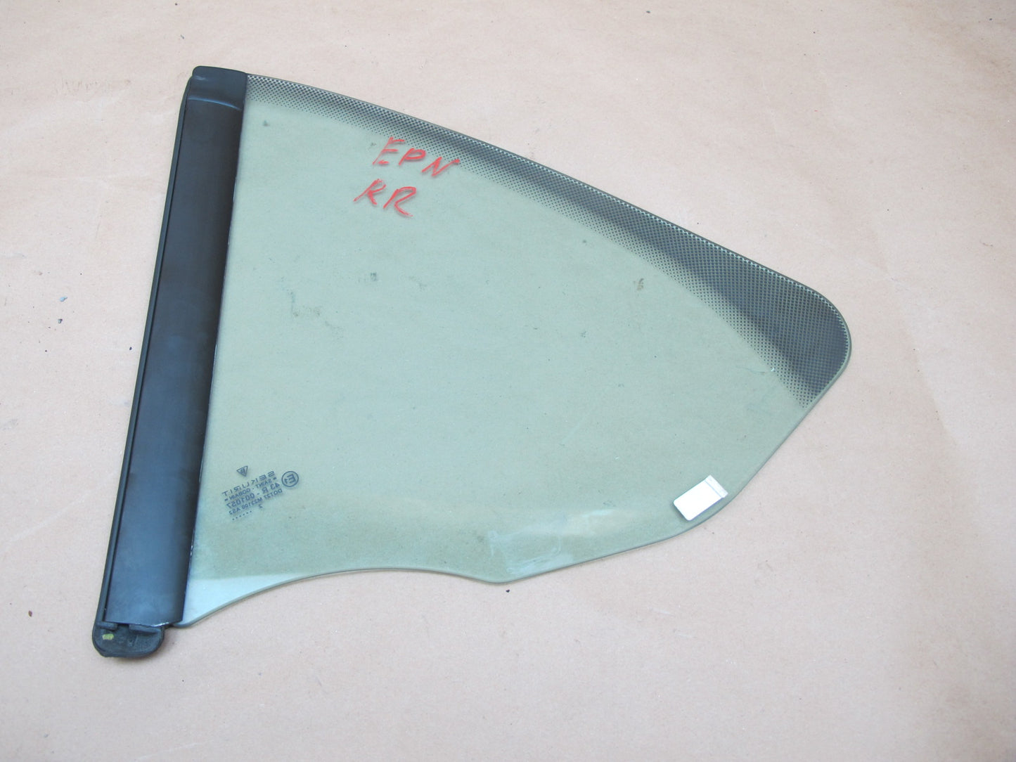 1999-2005 Porsche 911 996 Convertible Rear Right Pass Side Quarter Window Glass