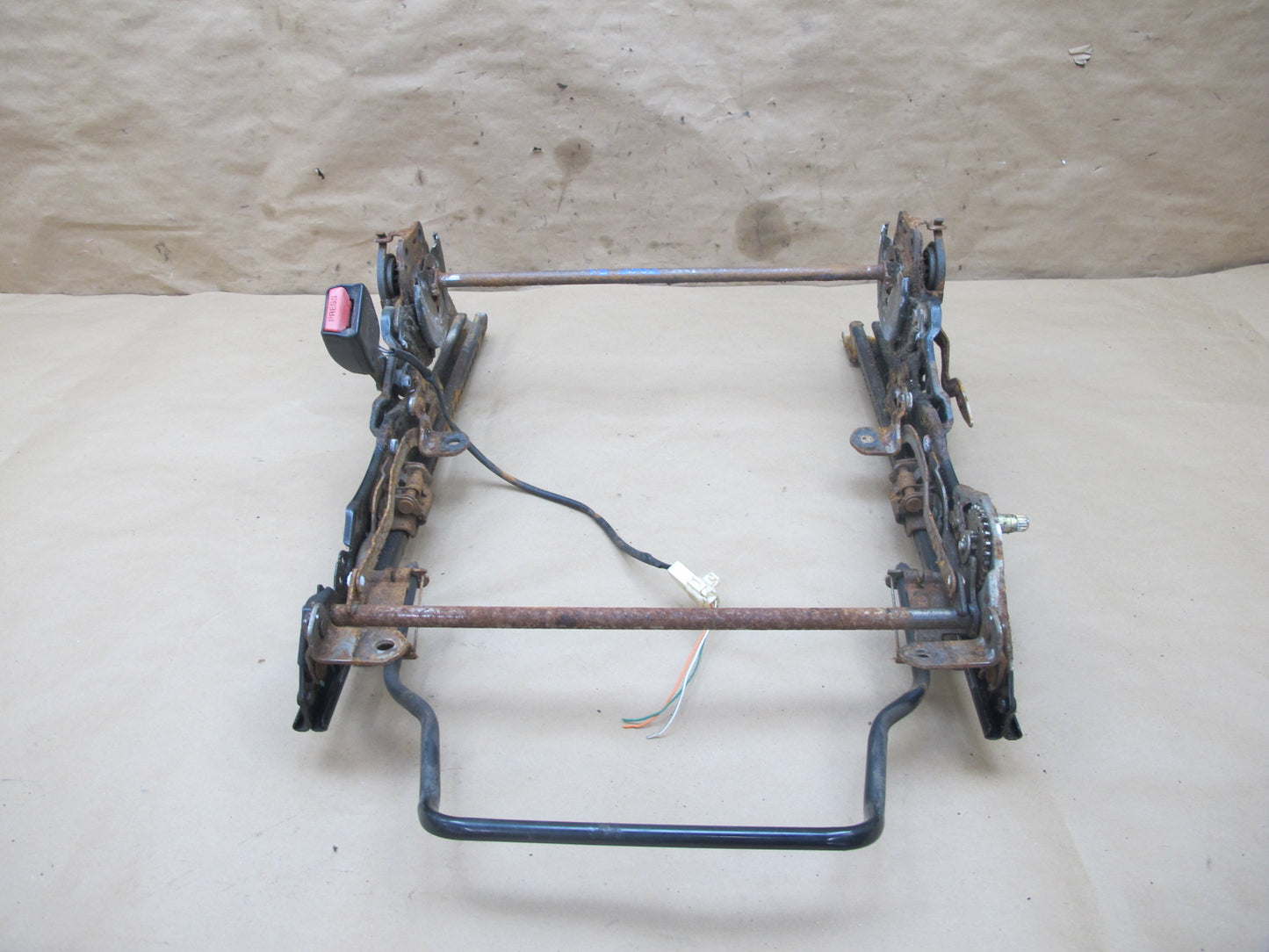 03-05 Toyota MR2 Spyder ZZW30L Left Driver Seat Lower Frame Track Rail OEM