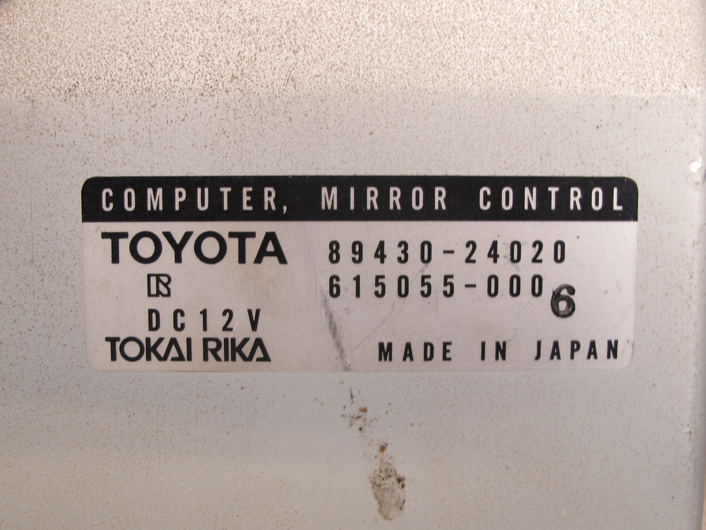 92-00 Lexus JZZ31L SC300 SC400 Mirror Control Module 89430-24020 OEM