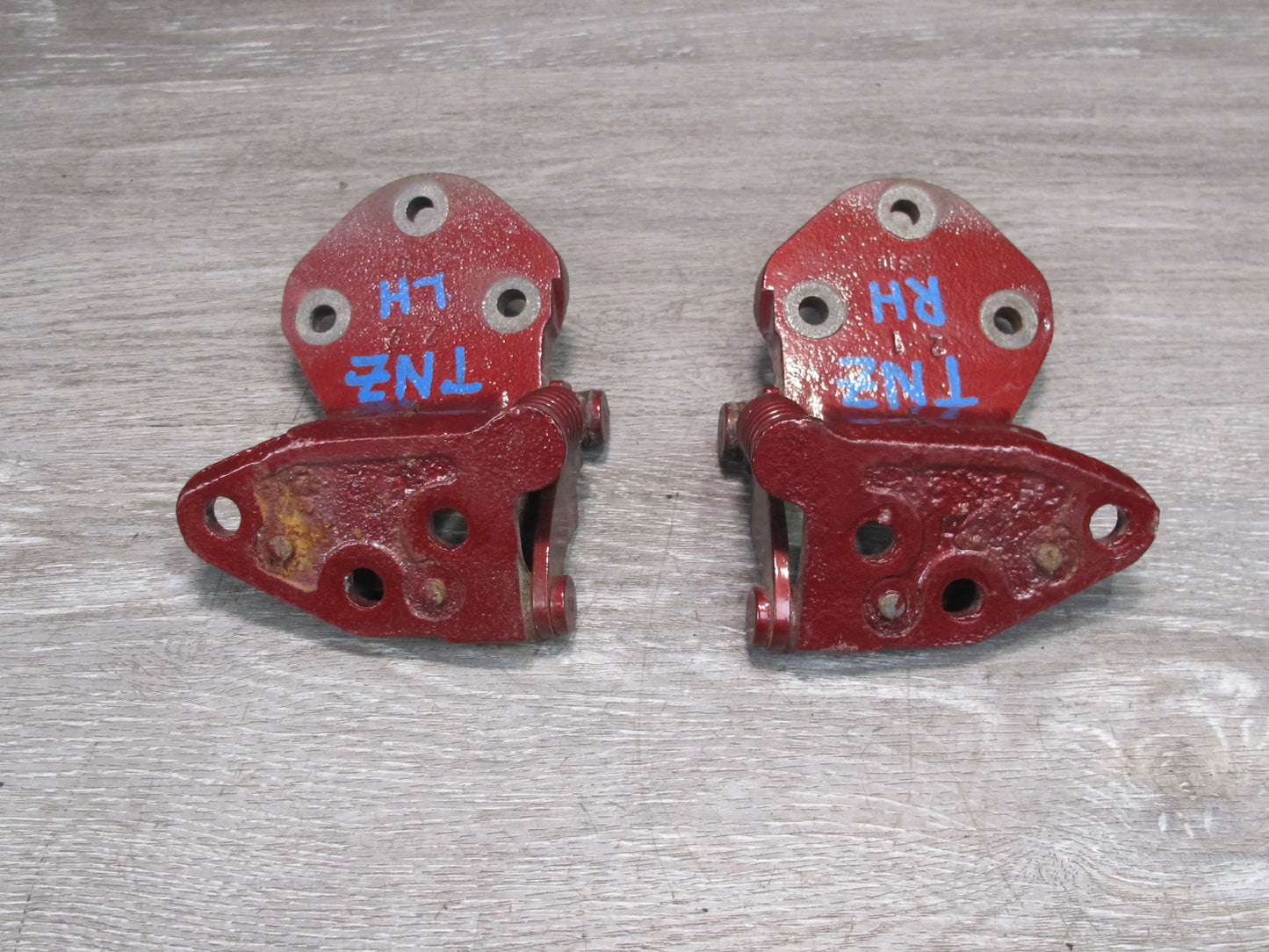 79-83 Datsun Nissan 280ZX S130 Left & Right Lower & Upper Door Hinge Set OEM