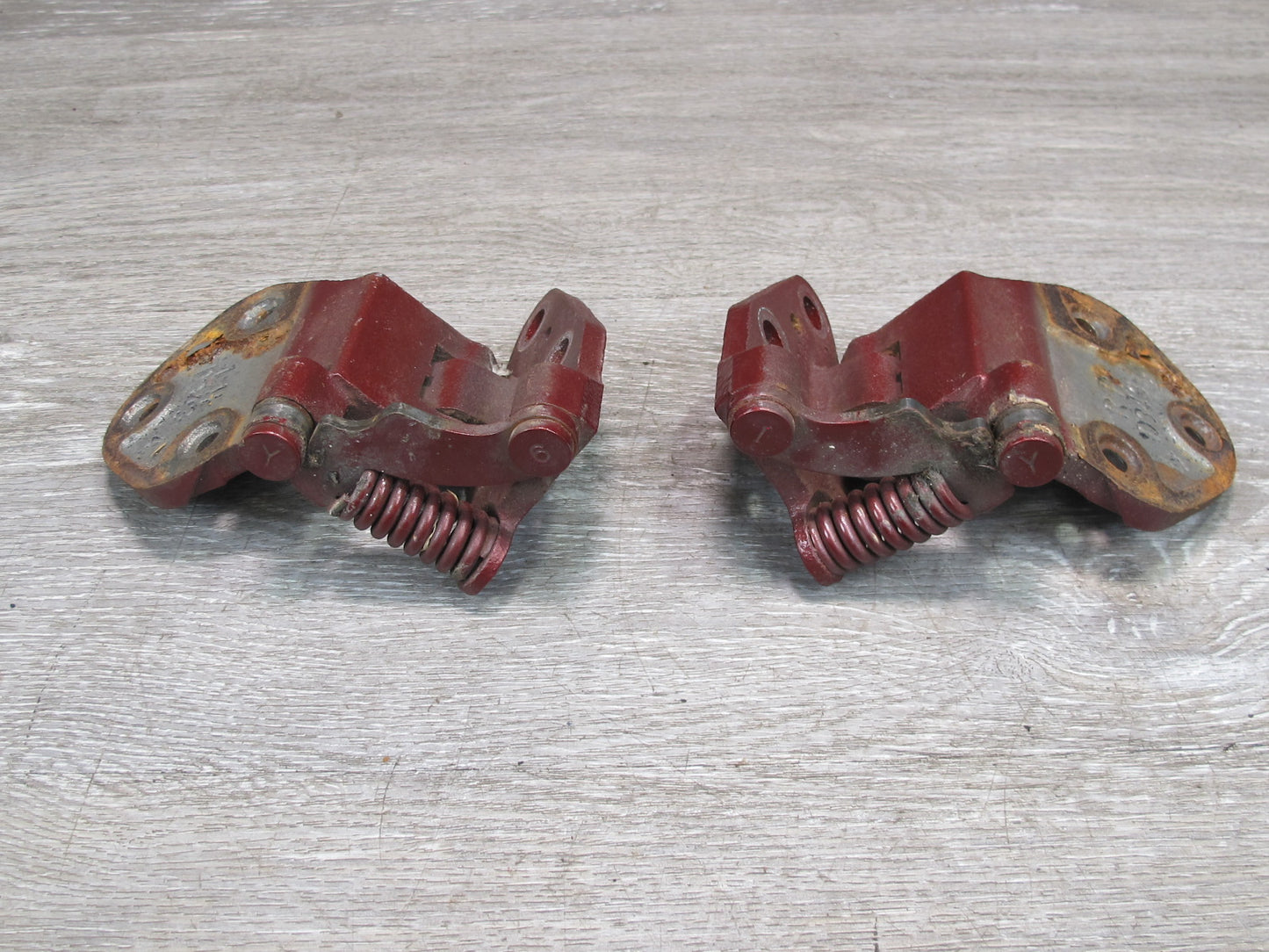 79-83 Datsun Nissan 280ZX S130 Left & Right Lower & Upper Door Hinge Set OEM