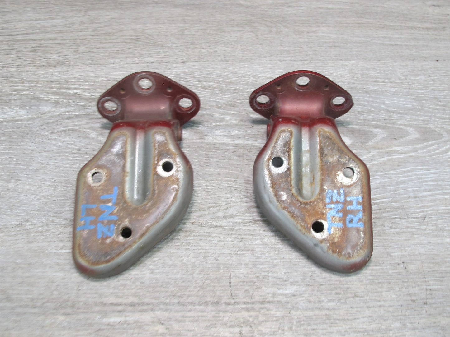 79-83 Datsun Nissan 280ZX S130 Left & Right Lower & Upper Door Hinge Set OEM