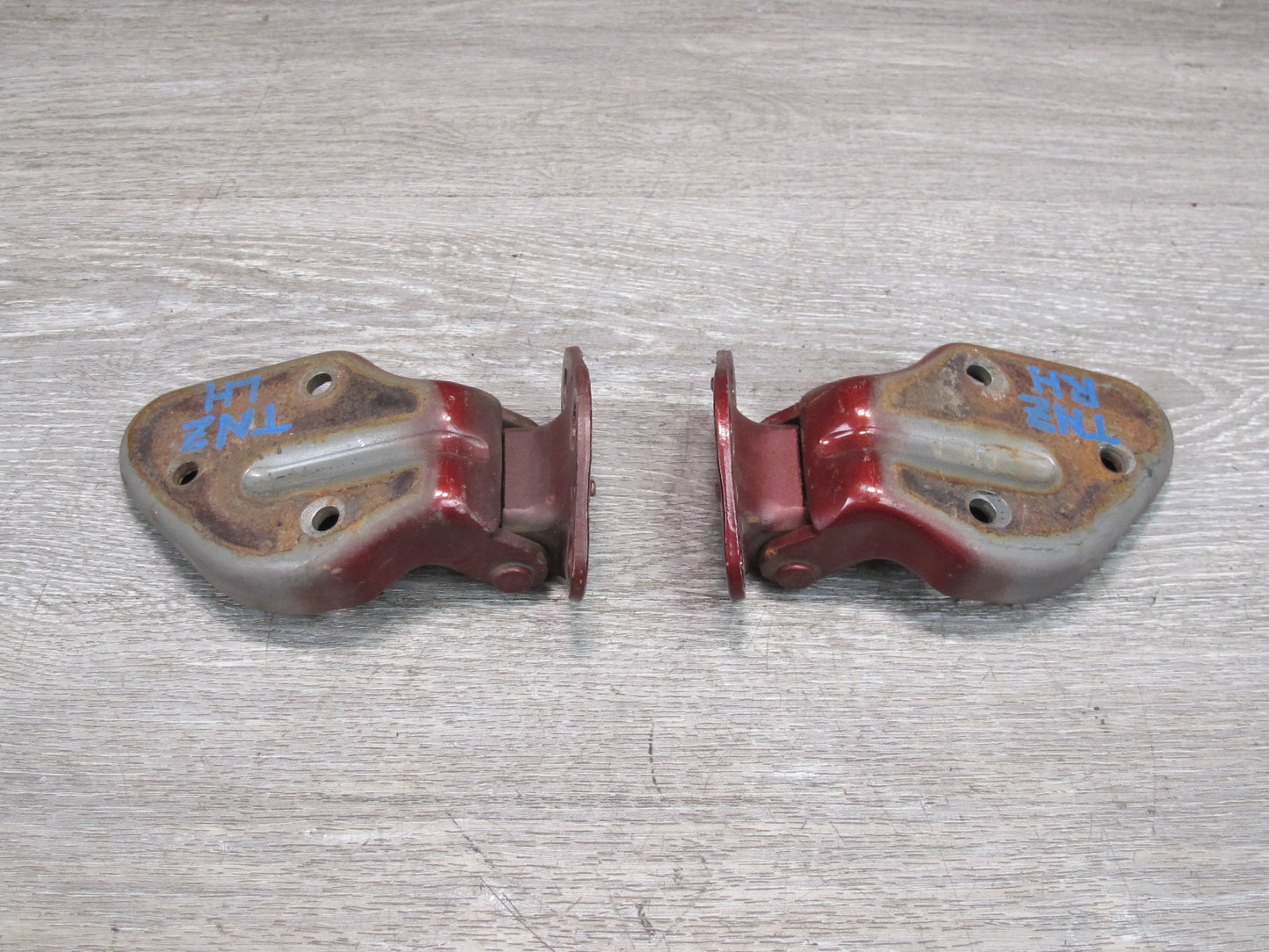 79-83 Datsun Nissan 280ZX S130 Left & Right Lower & Upper Door Hinge Set OEM