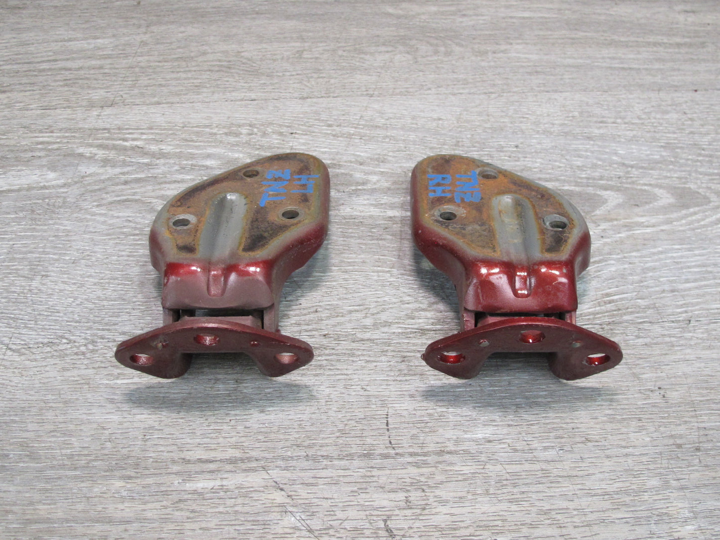 79-83 Datsun Nissan 280ZX S130 Left & Right Lower & Upper Door Hinge Set OEM