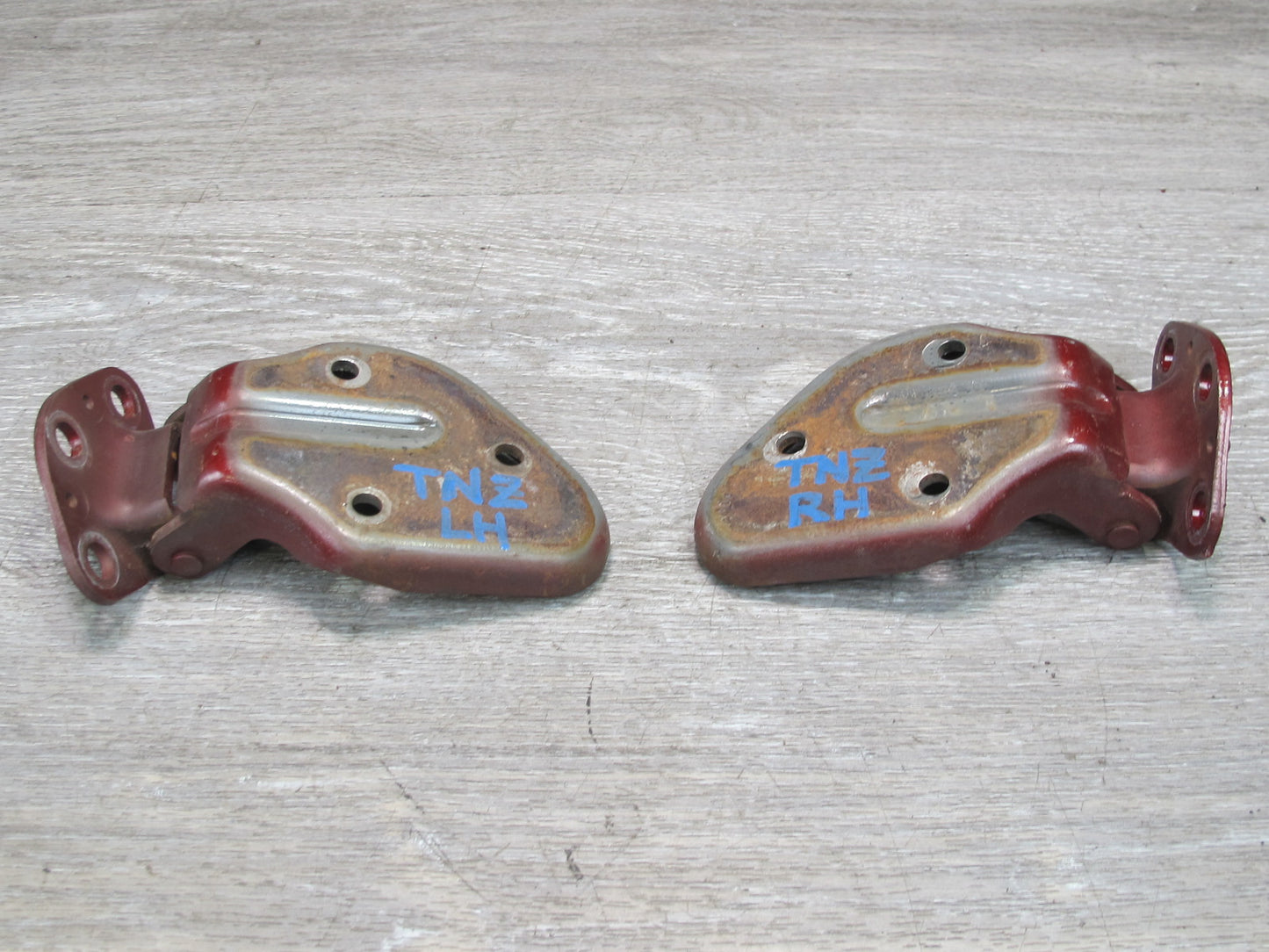 79-83 Datsun Nissan 280ZX S130 Left & Right Lower & Upper Door Hinge Set OEM