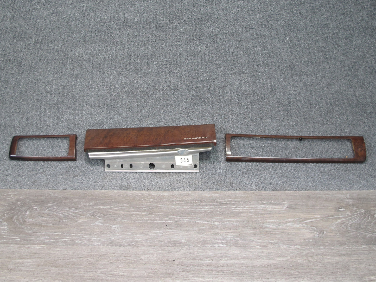 92-94 Lexus UZZ30L SC300 SC400 Set of 3 Dash Wood Trim Bezel Cover Panel OEM