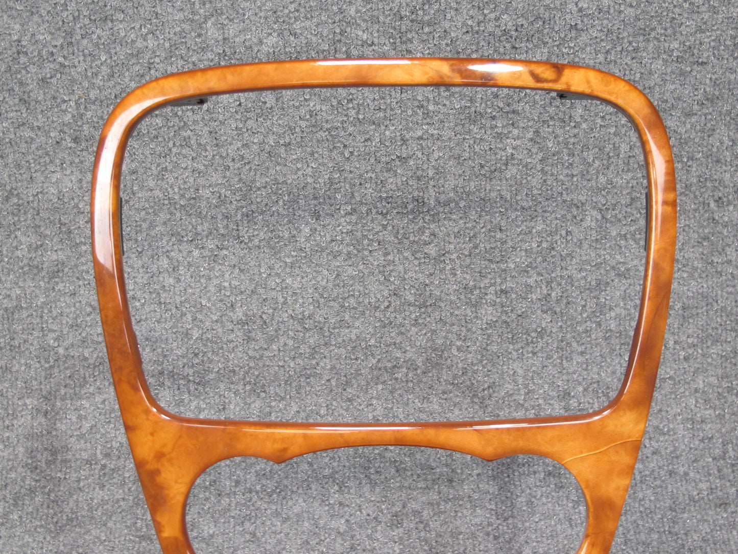 03-05 Mercedes R230 Dash Center Console Door Wood Trim Bezel Panel Set OEM