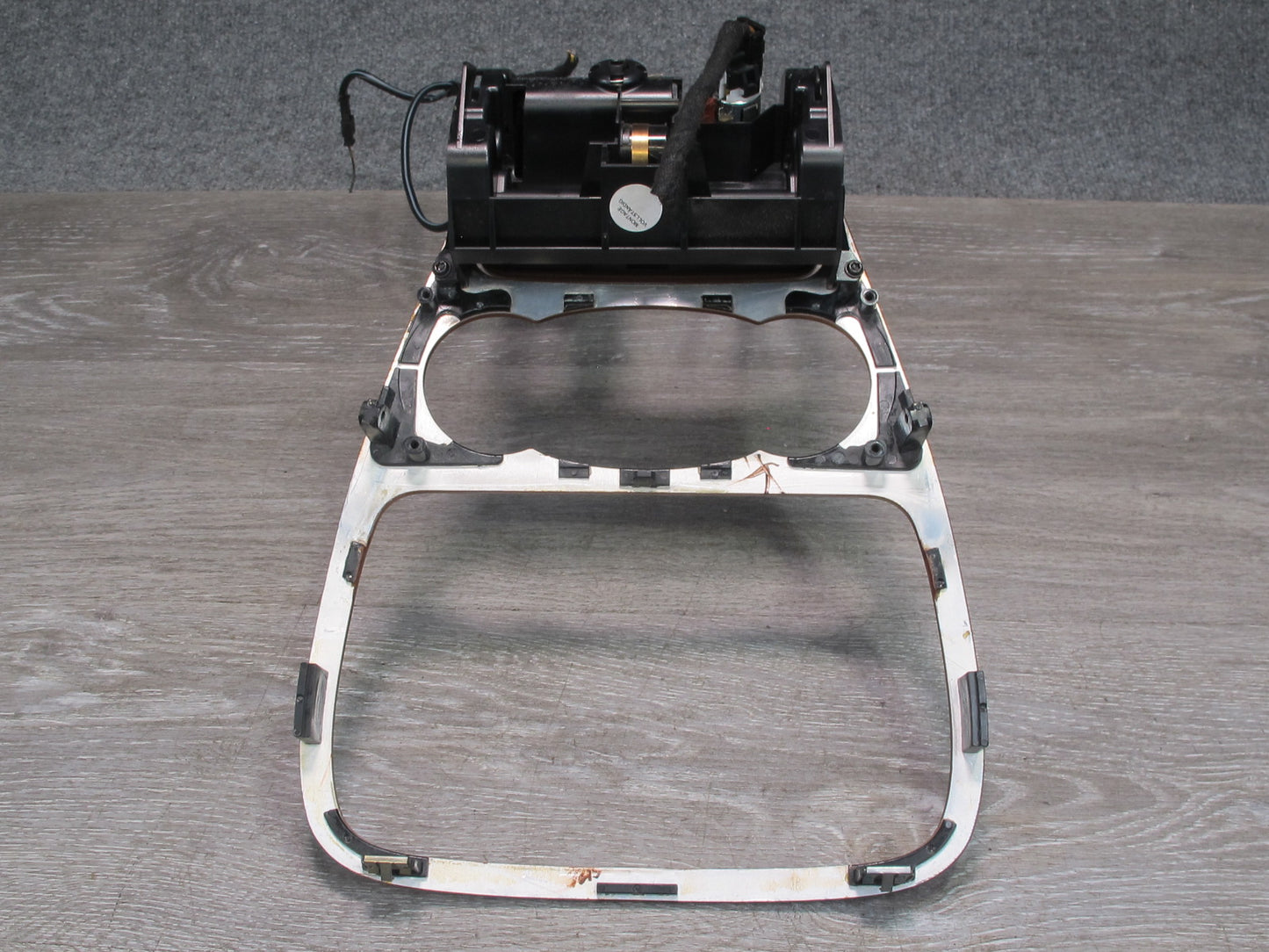 03-05 Mercedes R230 Dash Center Console Door Wood Trim Bezel Panel Set OEM