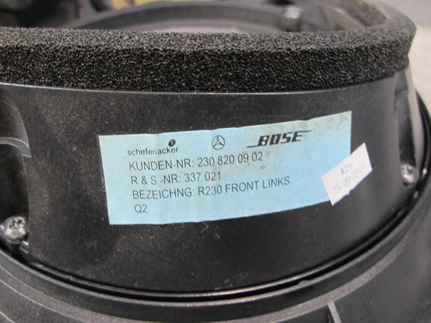 03-08 Mercedes R230 Sl-class Set of 5 Bose Speaker Subwoofer Set OEM
