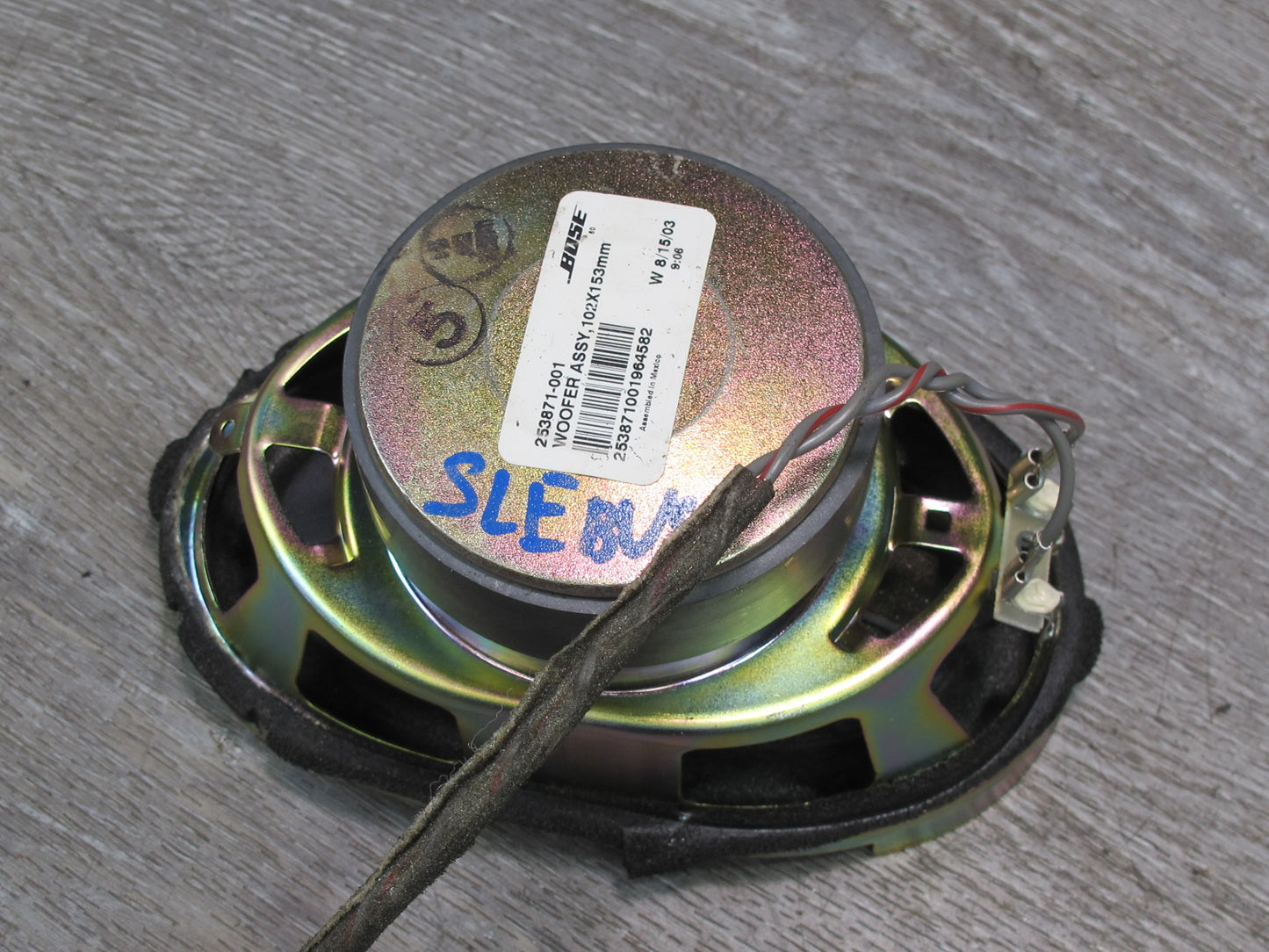 03-08 Mercedes R230 Sl-class Set of 5 Bose Speaker Subwoofer Set OEM