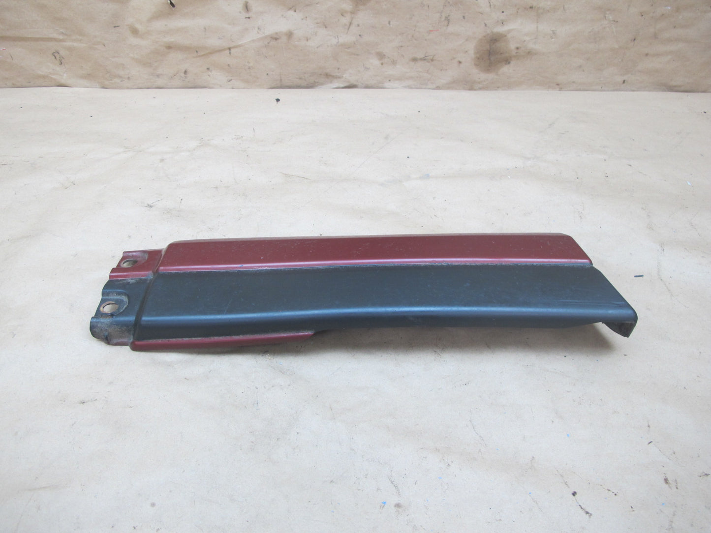 82-83 Datsun Nissan 280ZX S130 2+0 Rear Bumper Left Trim Molding RED OEM