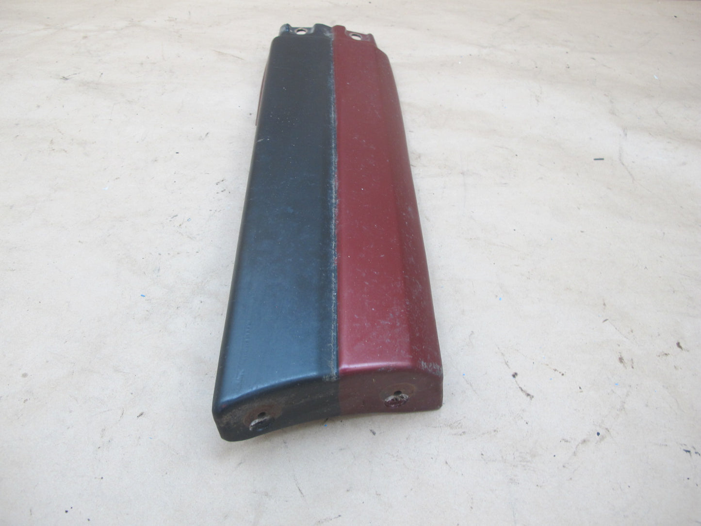 82-83 Datsun Nissan 280ZX S130 2+0 Rear Bumper Left Trim Molding RED OEM