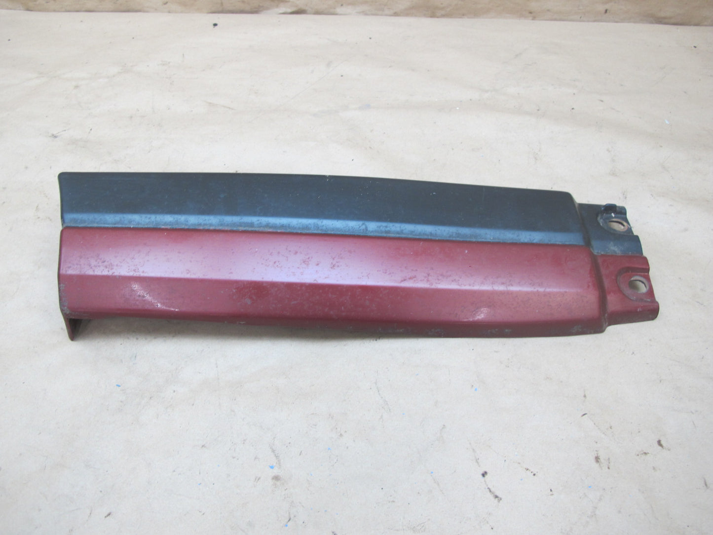 82-83 Datsun Nissan 280ZX S130 2+0 Rear Bumper Left Trim Molding RED OEM