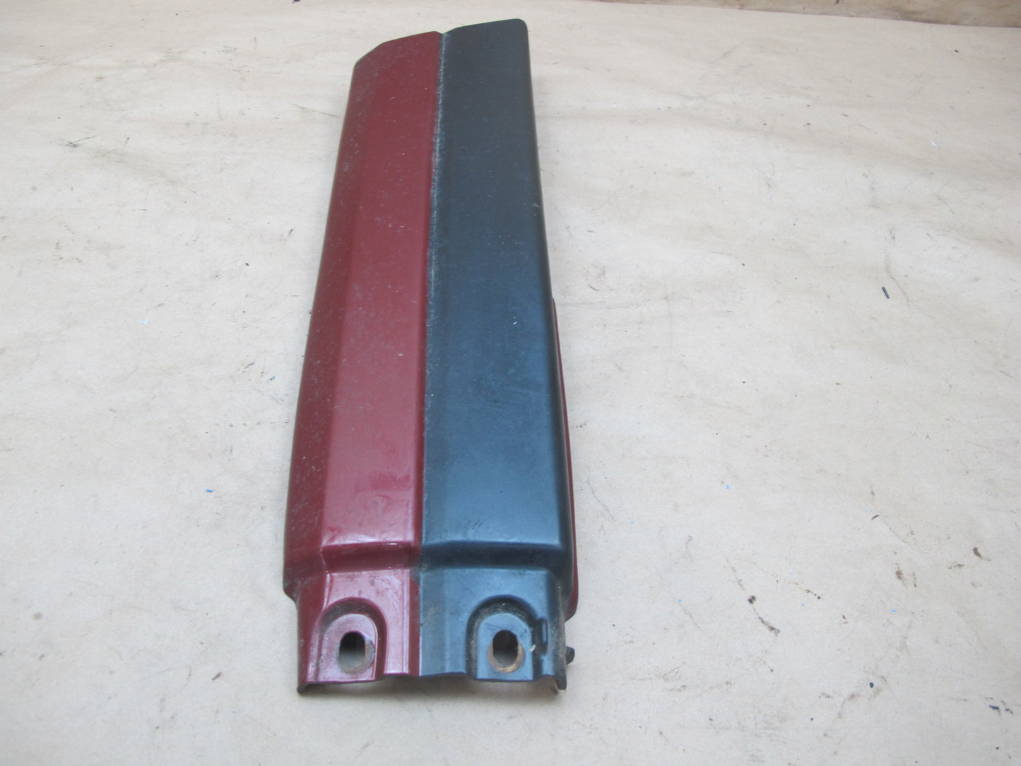 82-83 Datsun Nissan 280ZX S130 2+0 Rear Bumper Left Trim Molding RED OEM
