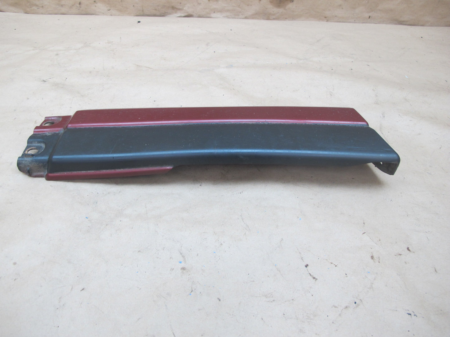 82-83 Datsun Nissan 280ZX S130 2+0 Rear Bumper Left Trim Molding RED OEM
