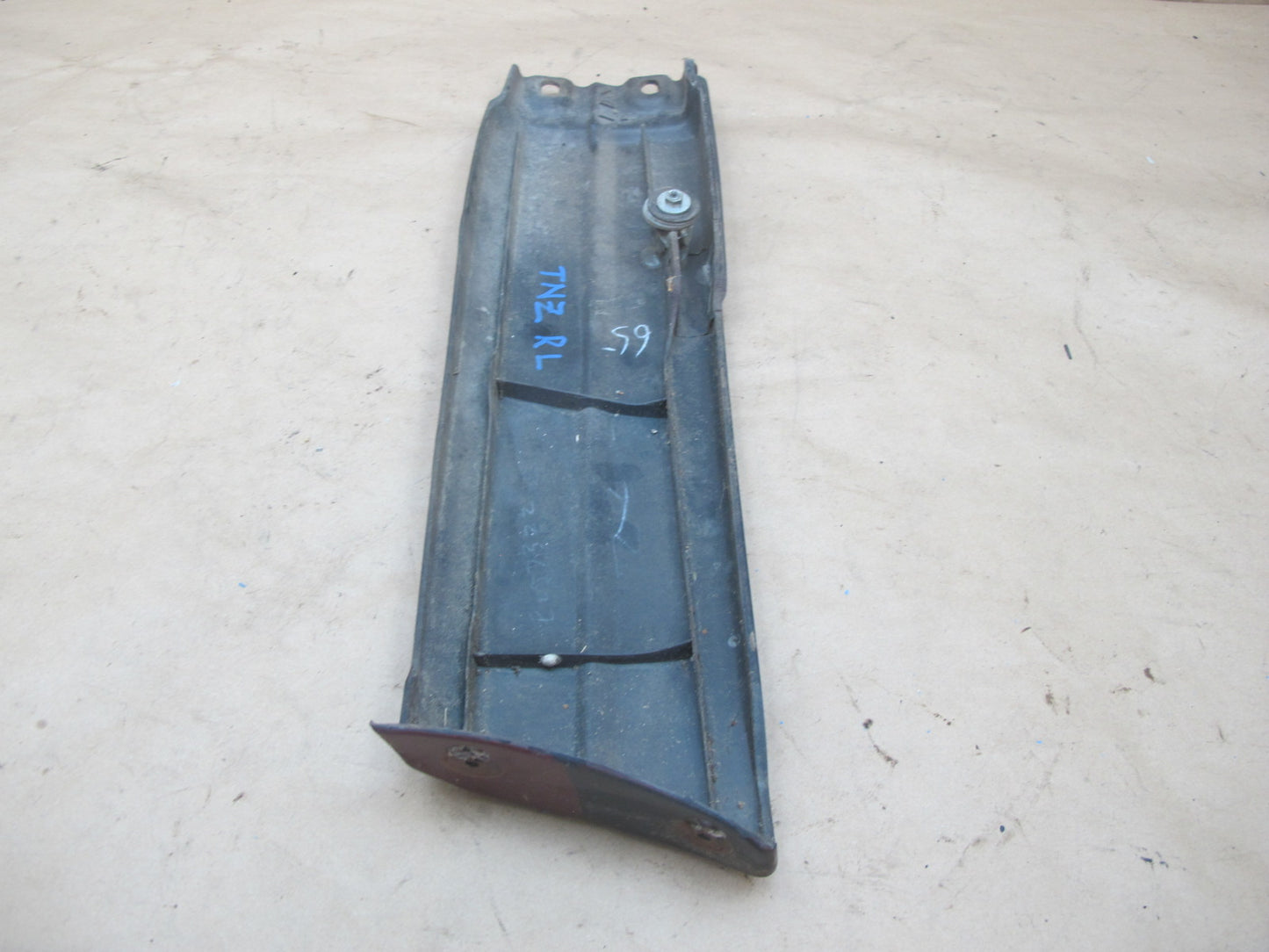 82-83 Datsun Nissan 280ZX S130 2+0 Rear Bumper Left Trim Molding RED OEM
