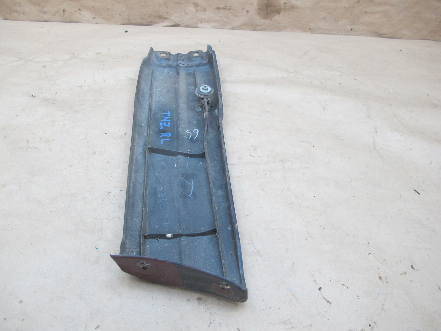 82-83 Datsun Nissan 280ZX S130 2+0 Rear Bumper Left Trim Molding RED OEM