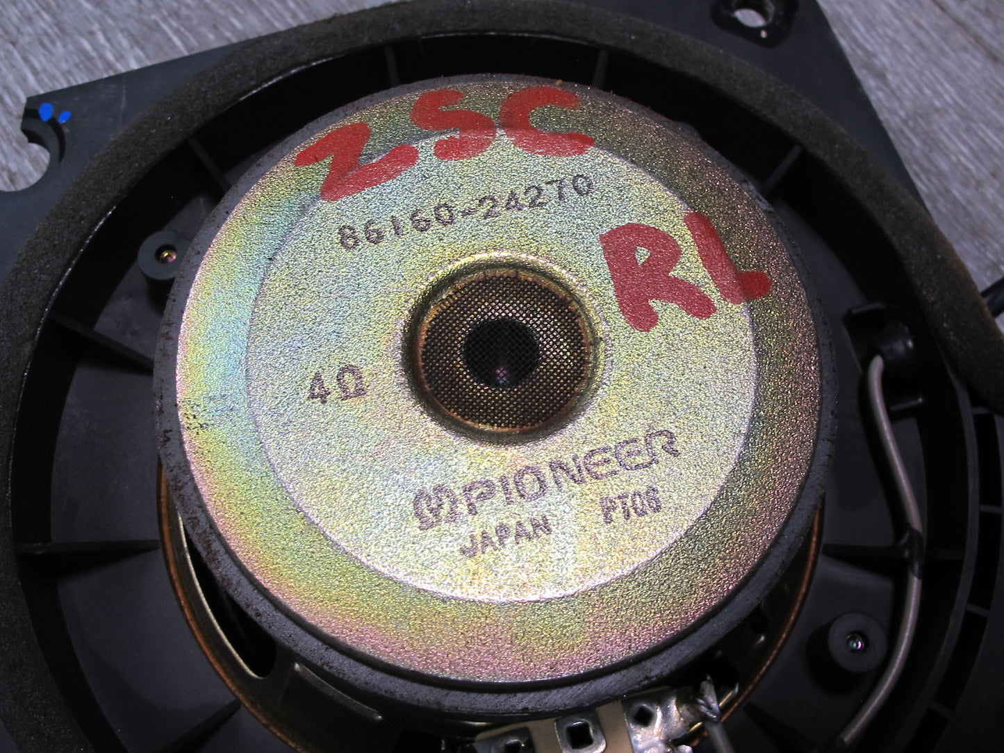 92-00 Lexus JZZ31L SC400 SC300 Set of 2 Rear Pioneer Speaker 86160-24270 OEM