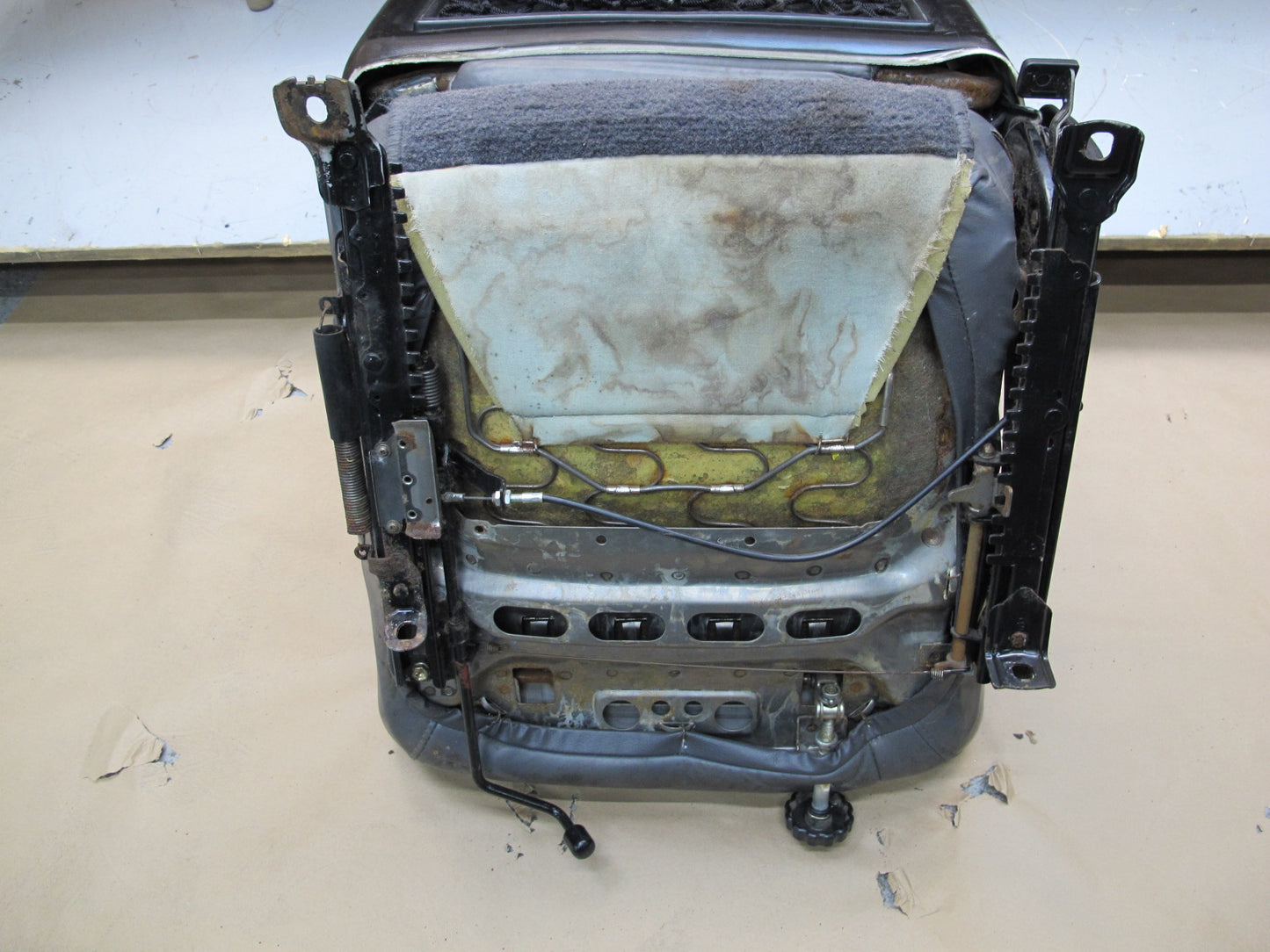 84-85 Toyota Celica Supra MA67 Front & Rear Leather Seat Set OEM